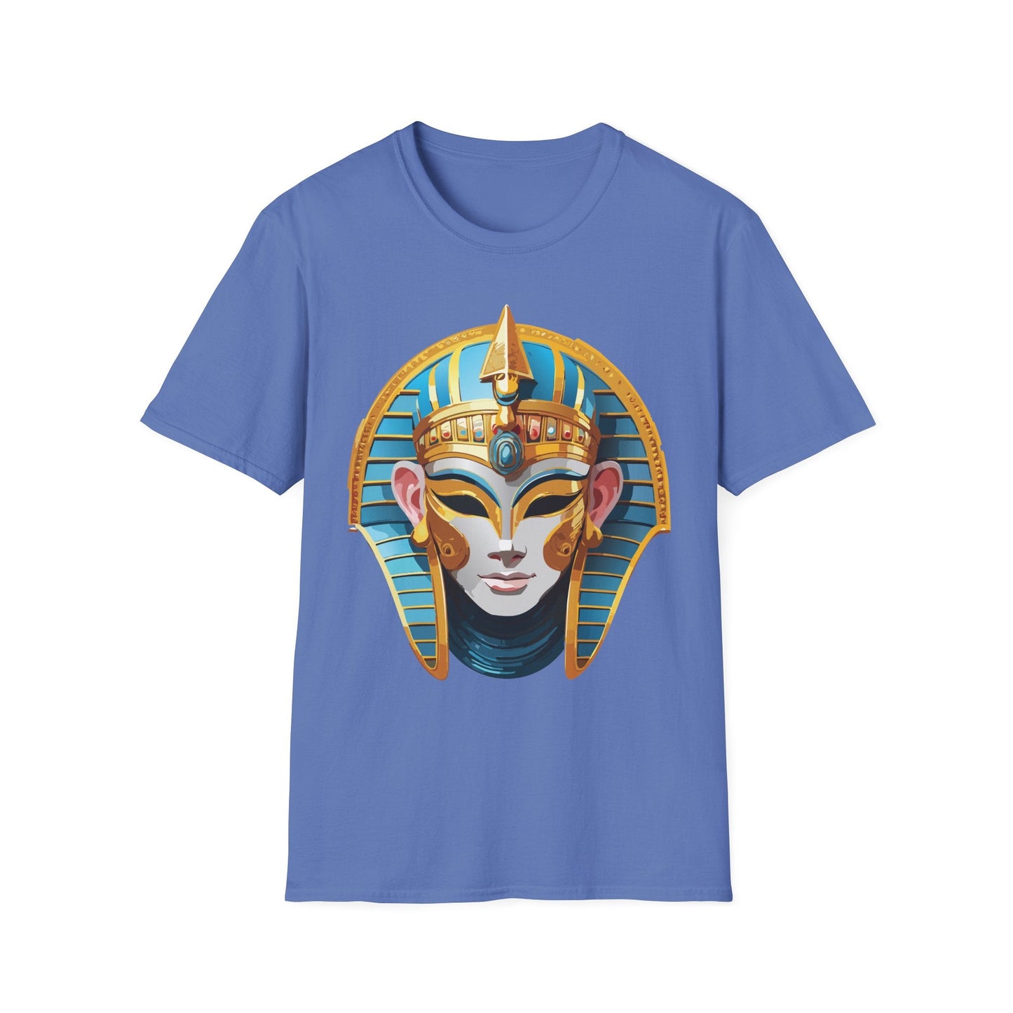 Mask Design Tee Shirt For Unisex Comfort Gildan Softstyle 64000 Ring Spun Cotton