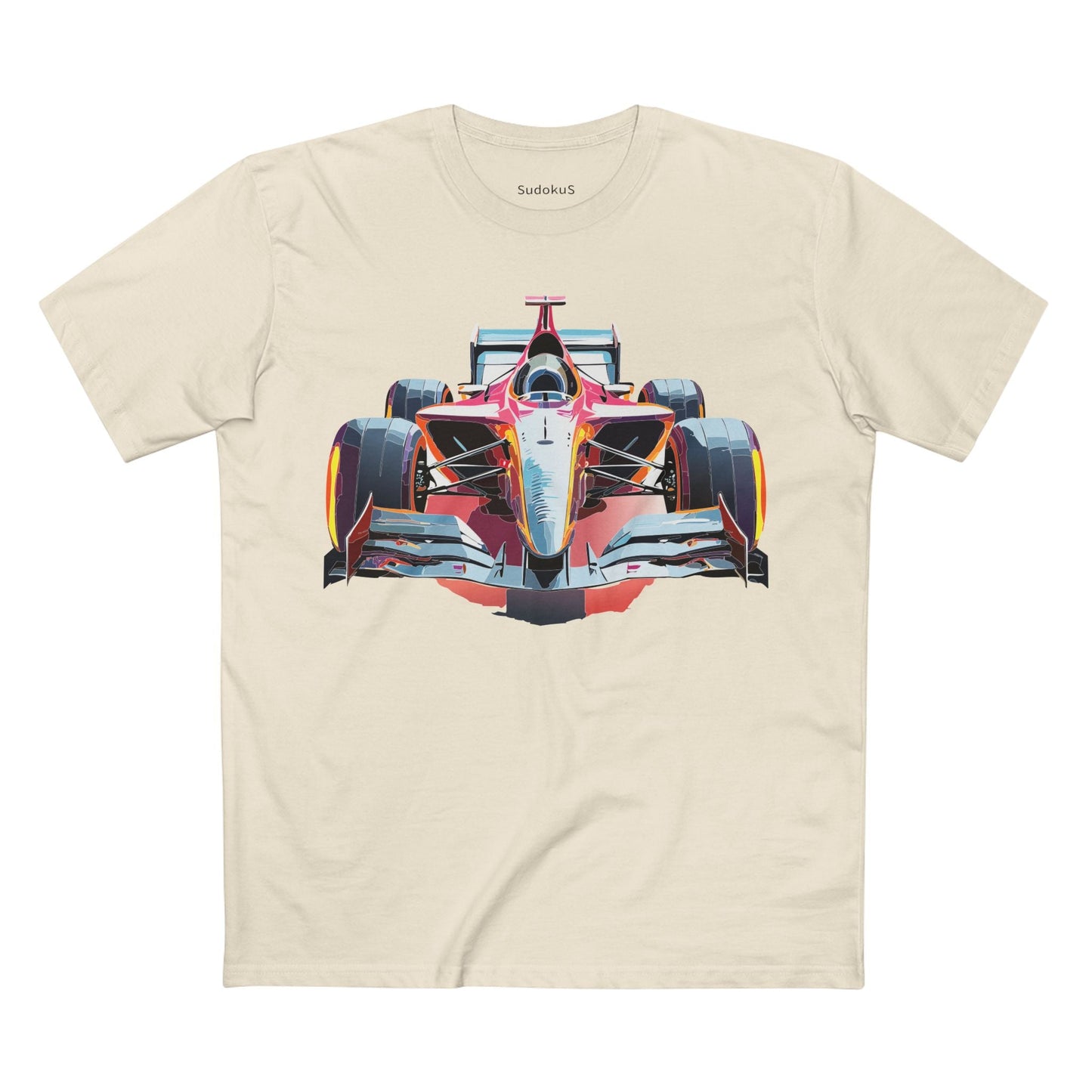 Car Graphic Unisex 100 Cotton Staple Tee 7