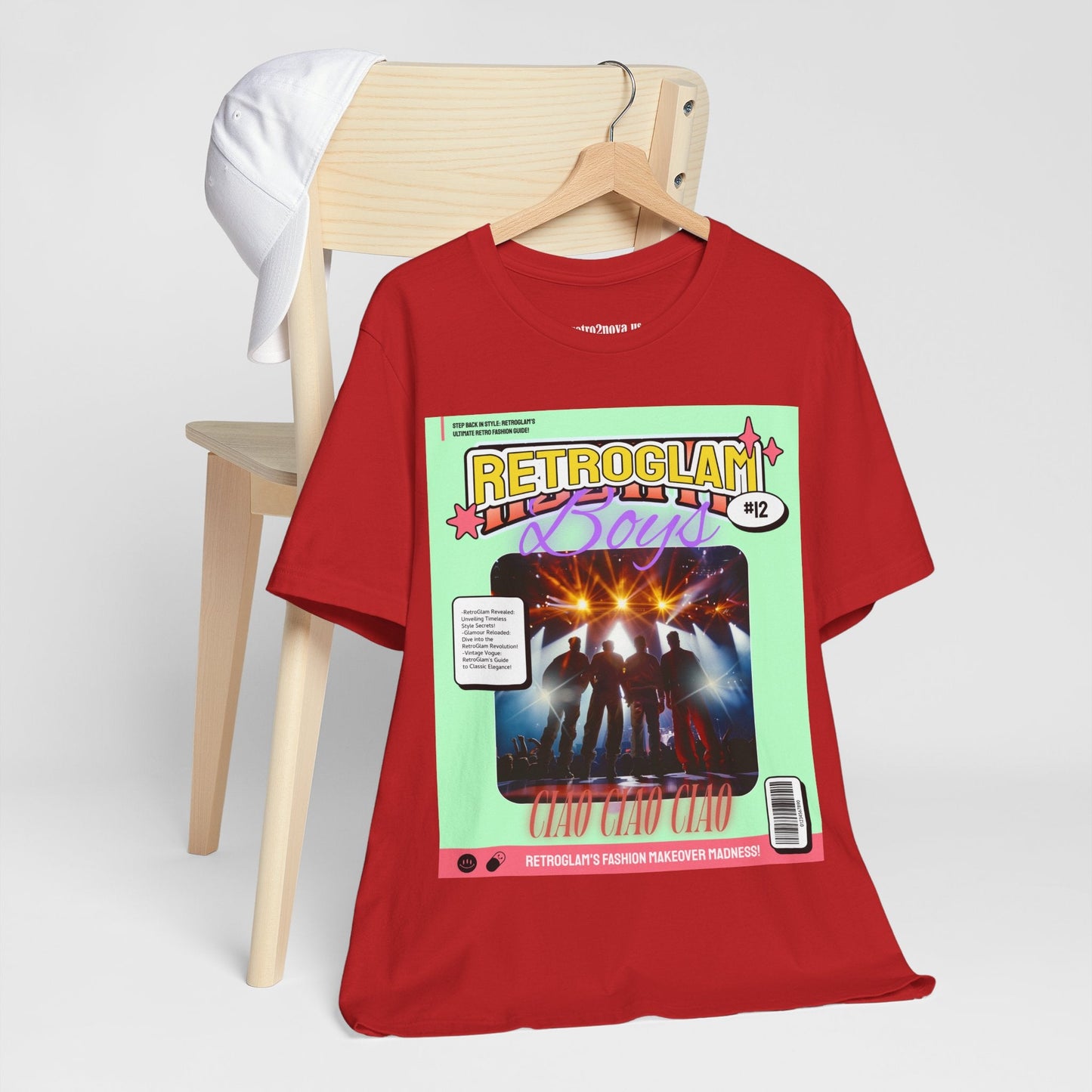 Magazine Cover Shirt Unisex Short Sleeve Tee Lightweight Breathable Fabric