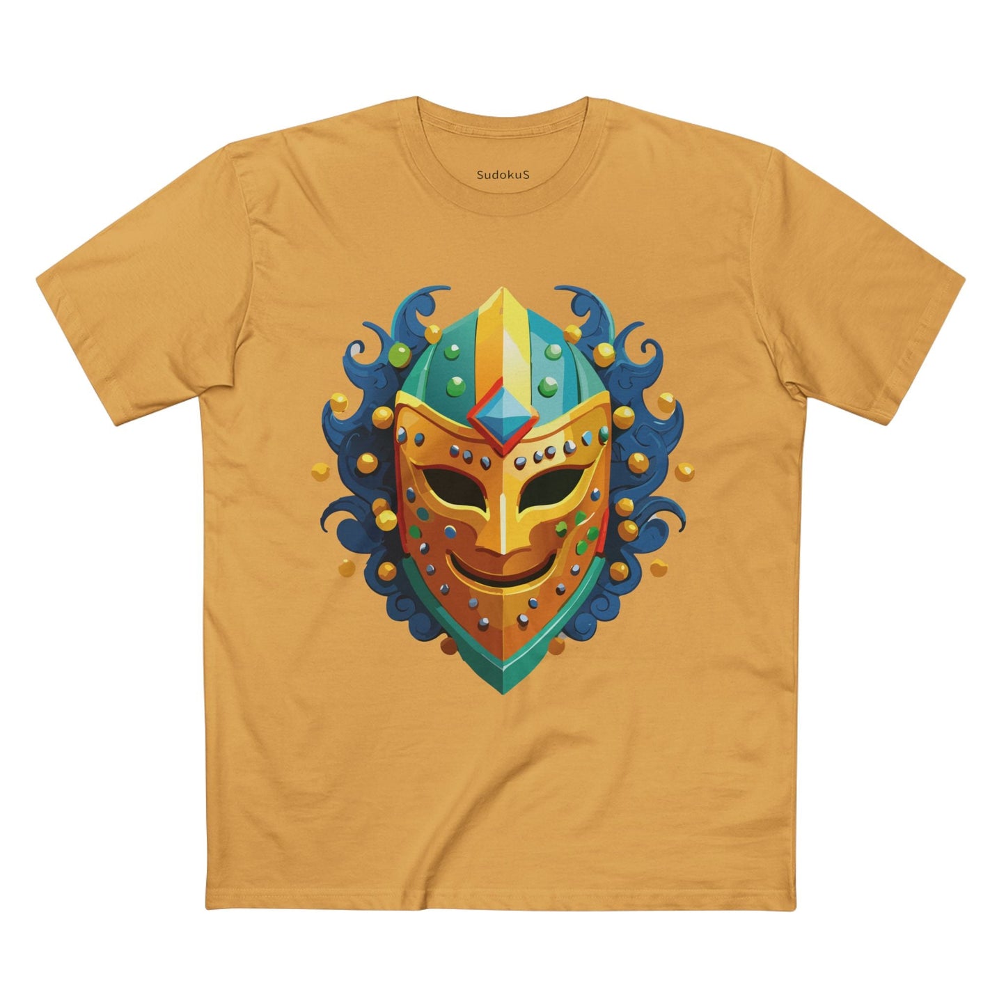 Mask Graphic Unisex 100 Cotton Staple Tee 18
