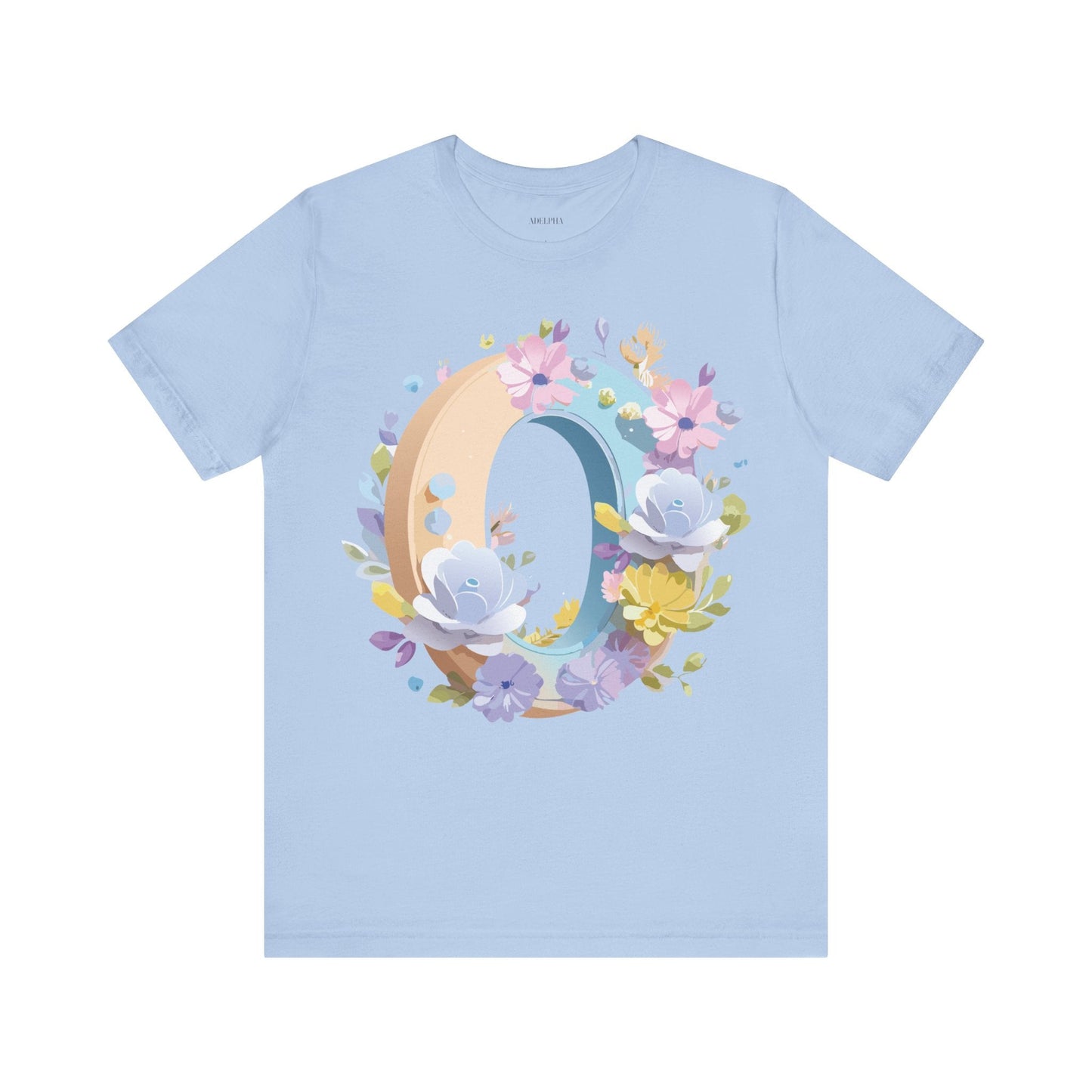 Unisex Jersey Short Sleeve Letter O Shirt Graphic Tee By Adelpha Premium Vintage Inspired Artwork