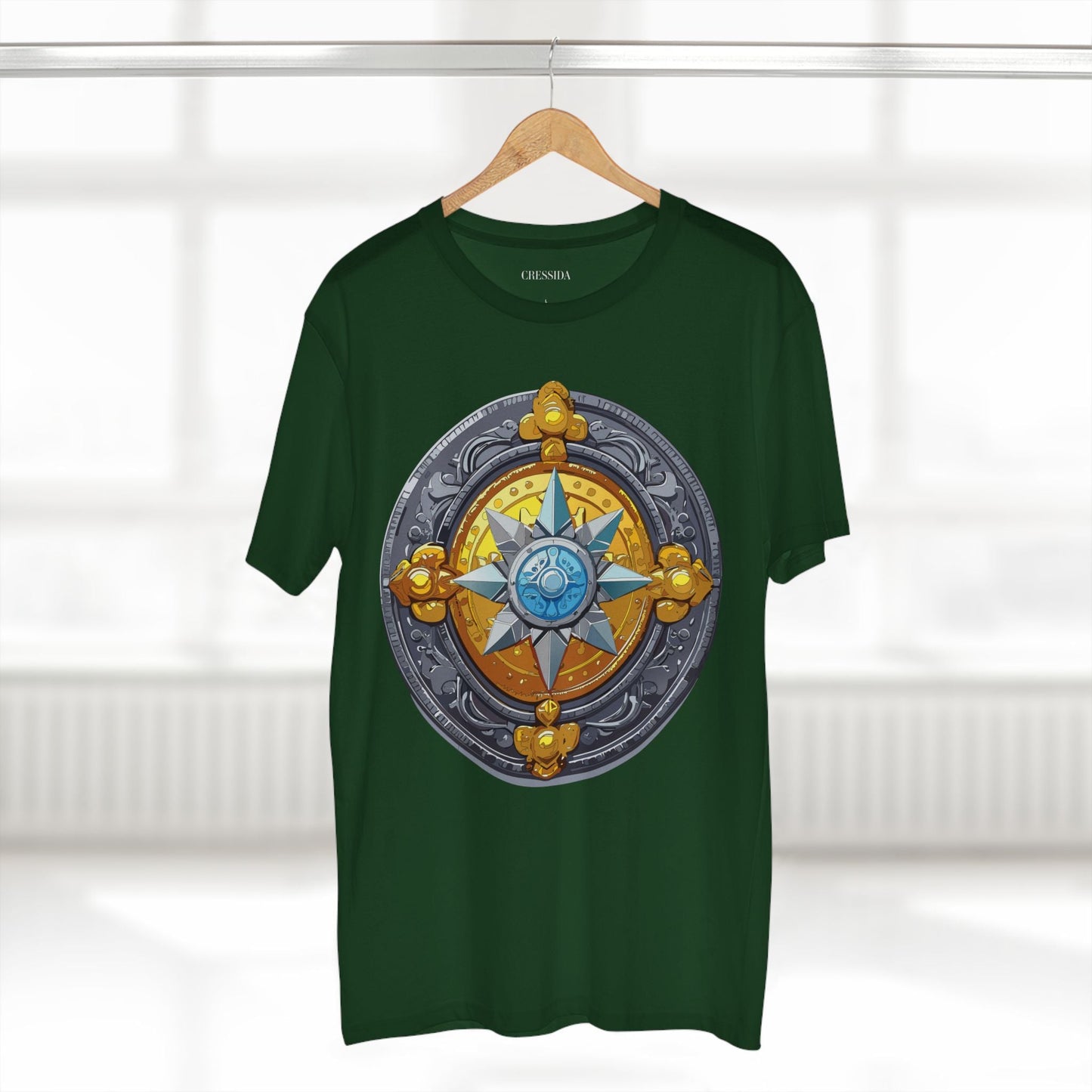 Antique Gold Coin Graphic Design T-Shirt Unisex 100 Cotton With Golden Print Artwork Tee 1