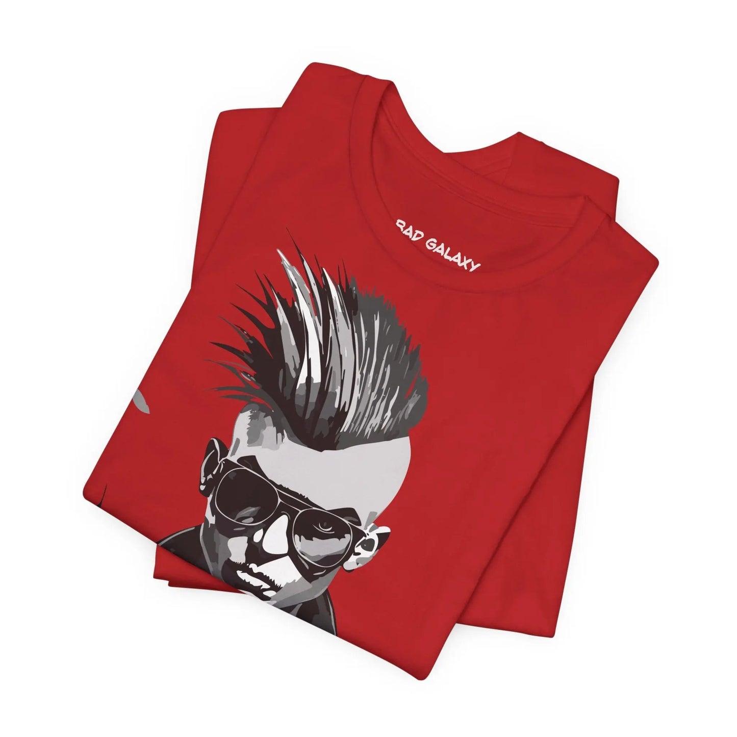 Punk Rock Tee Shirt From Bad Galaxy Made To Order 100 Percent Cotton USA Eco Friendly Inks