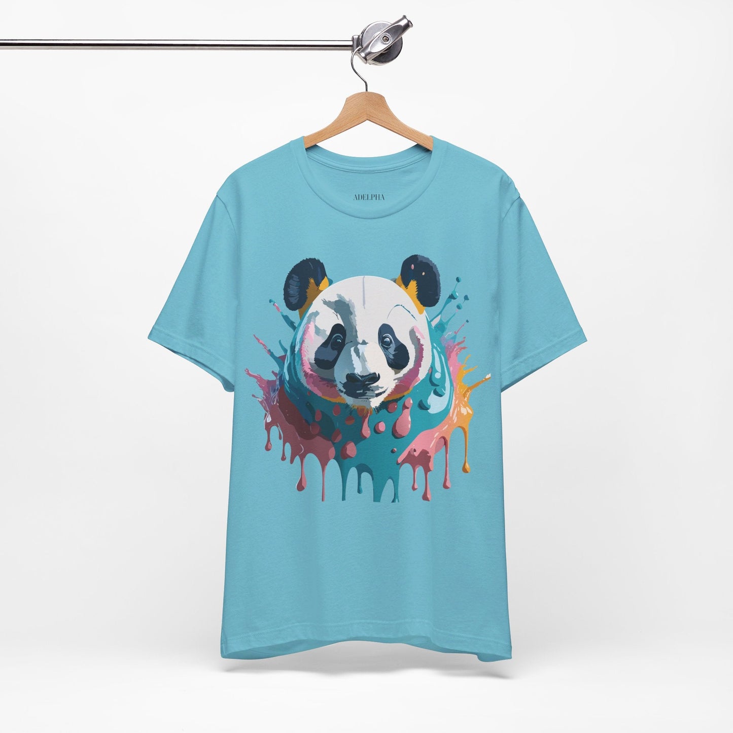 Panda Graphic T Shirt Unisex Jersey Short Sleeve Adelpha Vintage Inspired Art Tee Premium Quality