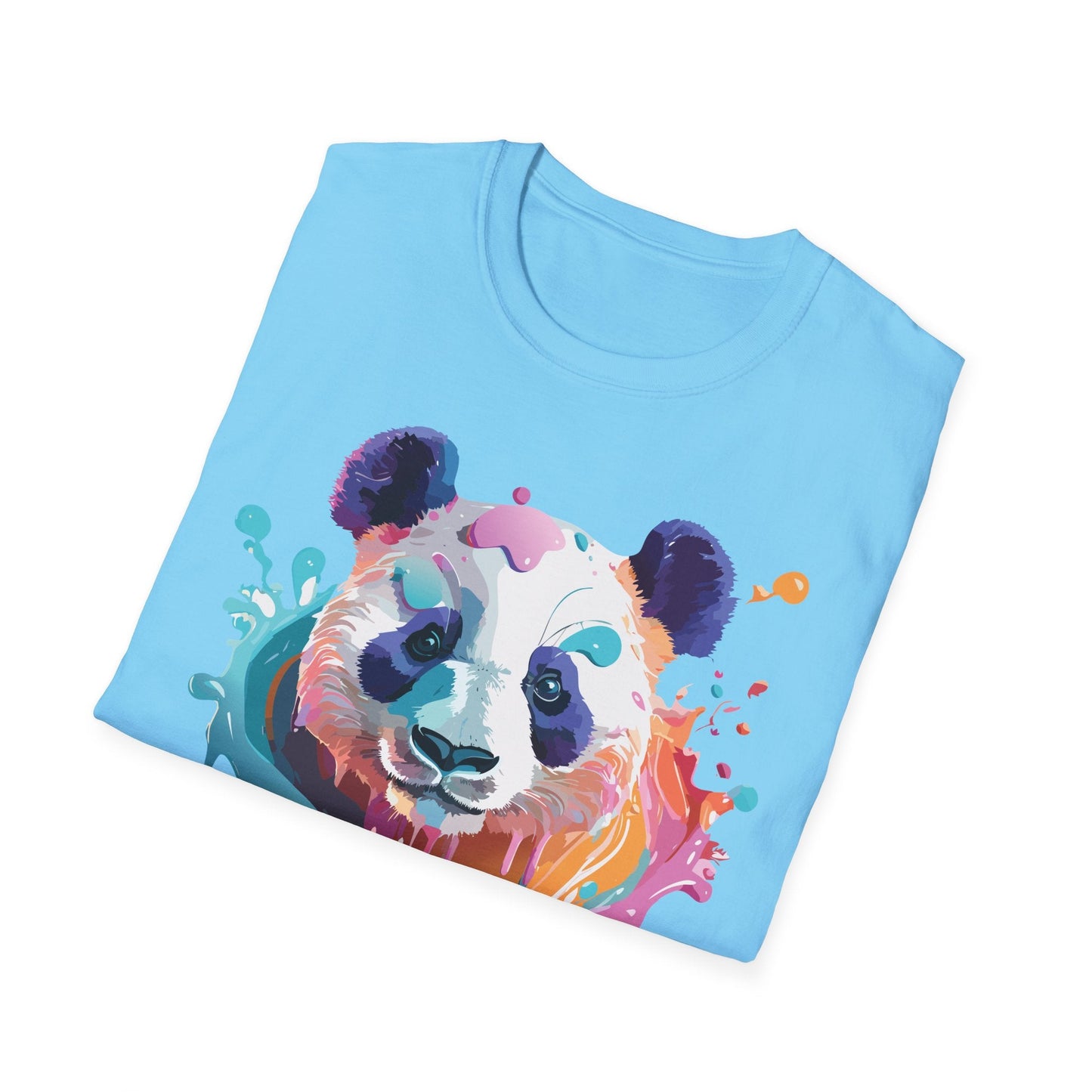 Panda Shirt T Shirt Softstyle 64000 Gildan 100 Percent Ring Spun Cotton Comfortable Animal Tee
