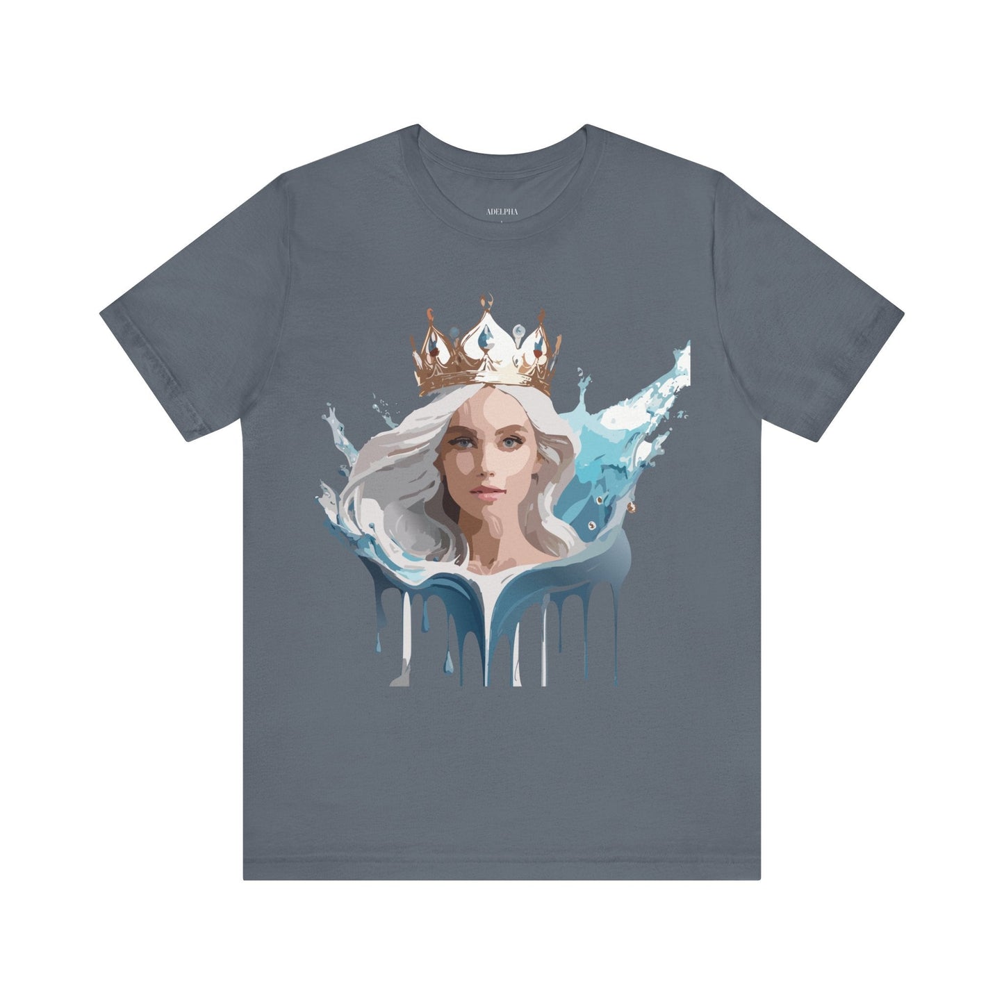 Queen Graphic T Shirt Unisex Jersey Short Sleeve Tee With Vintage Inspired Artwork Adelpha