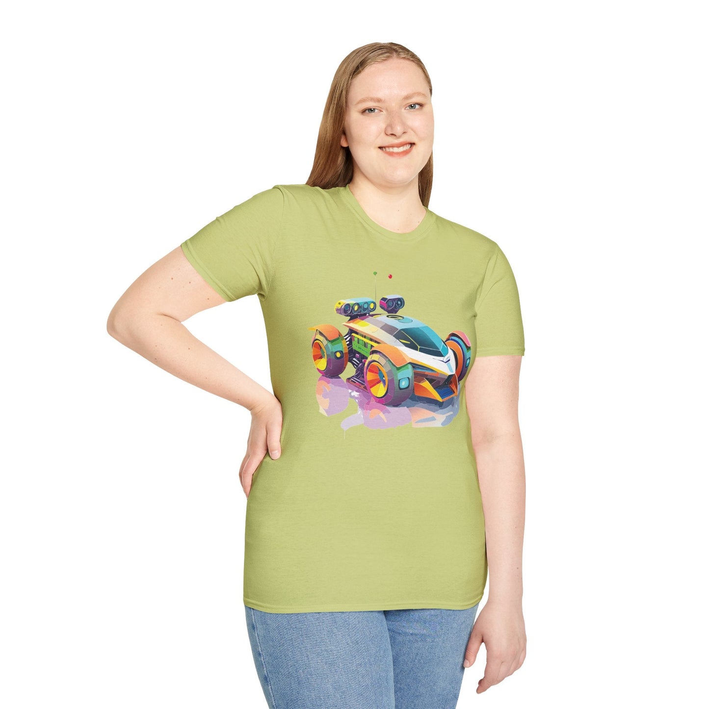 Car T Shirt Unisex Softstyle Tee With Cars Art Design Hot Wheels Edition Premium Cotton