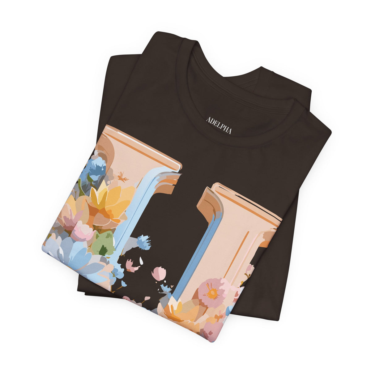 Letter U Graphic Unisex Cotton Bella+Canvas Tee with Art Letter Design