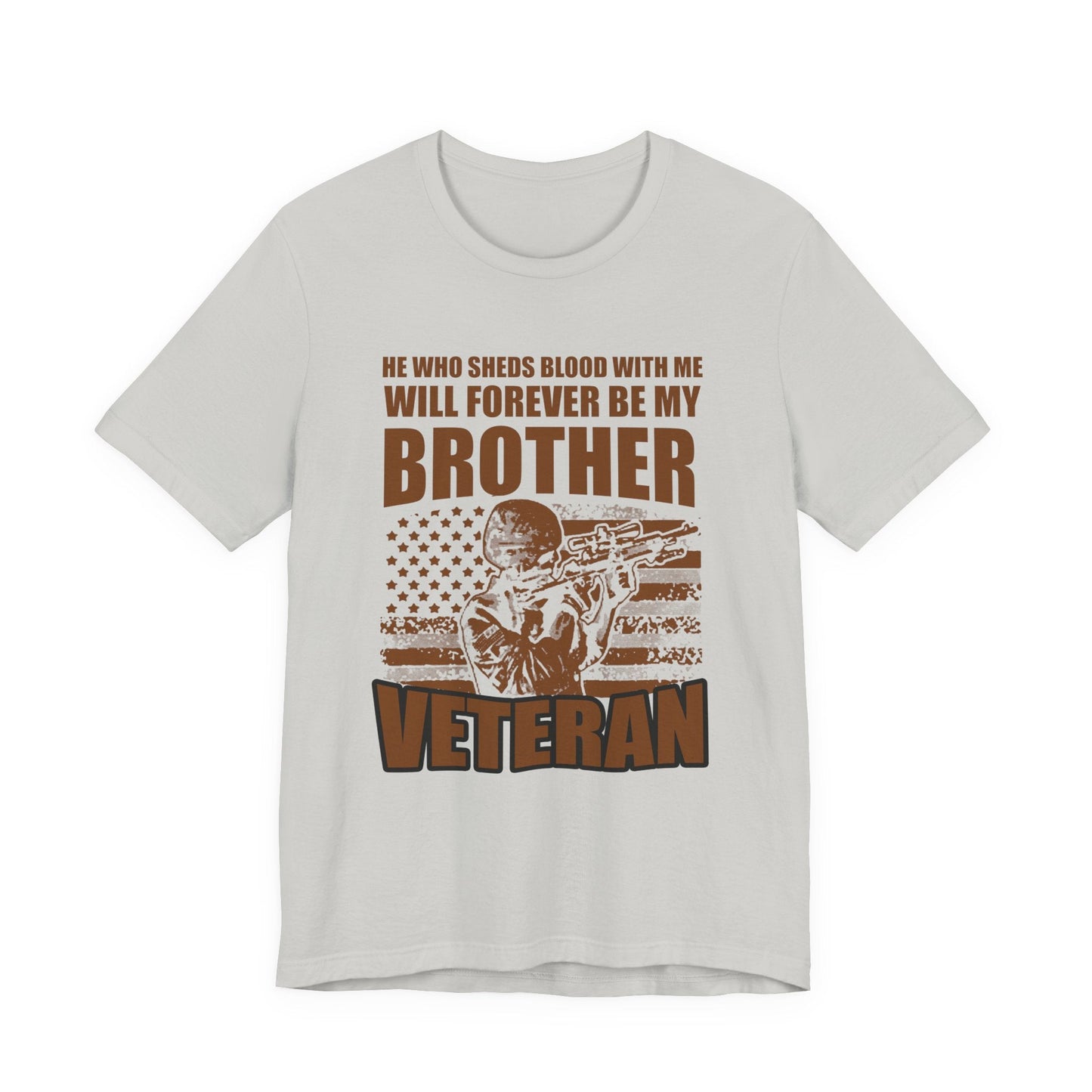 Army Veteran Patriotic Graphic Design Unisex Cotton T-Shirt v47