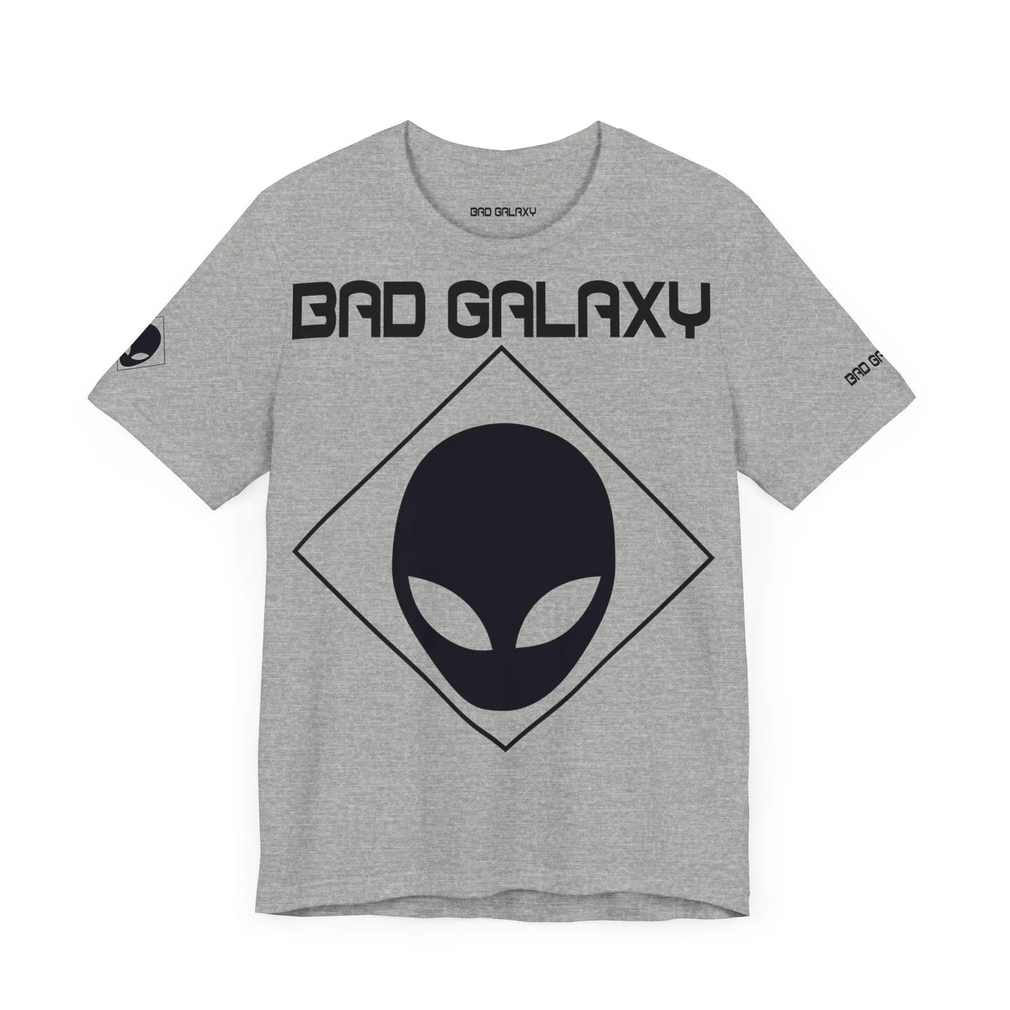 Bad Galaxy Alien Graphic Tee Shirt 100 Percent Cotton Lightweight Eco Friendly Wear