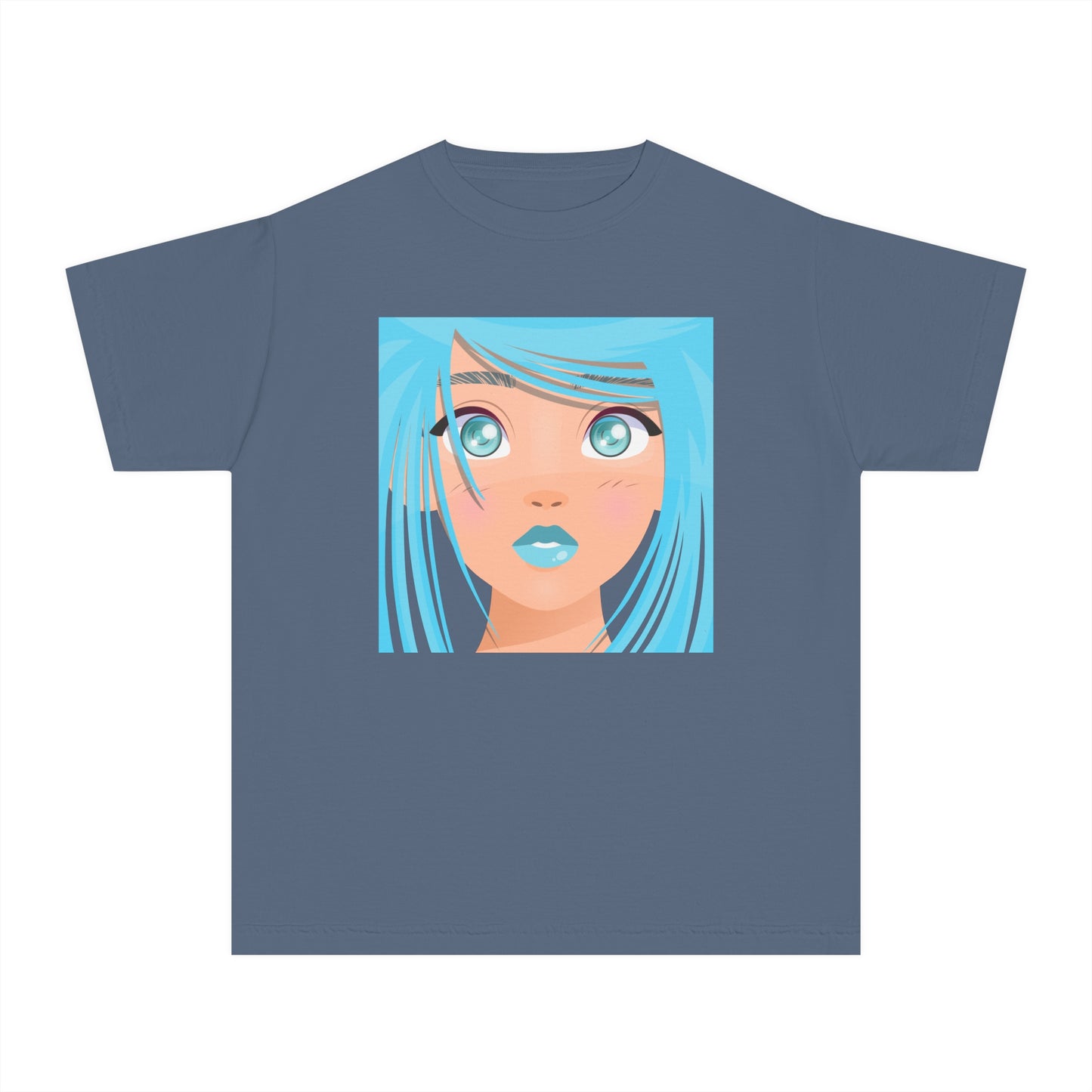 Youth Tee Shirt with Girl face