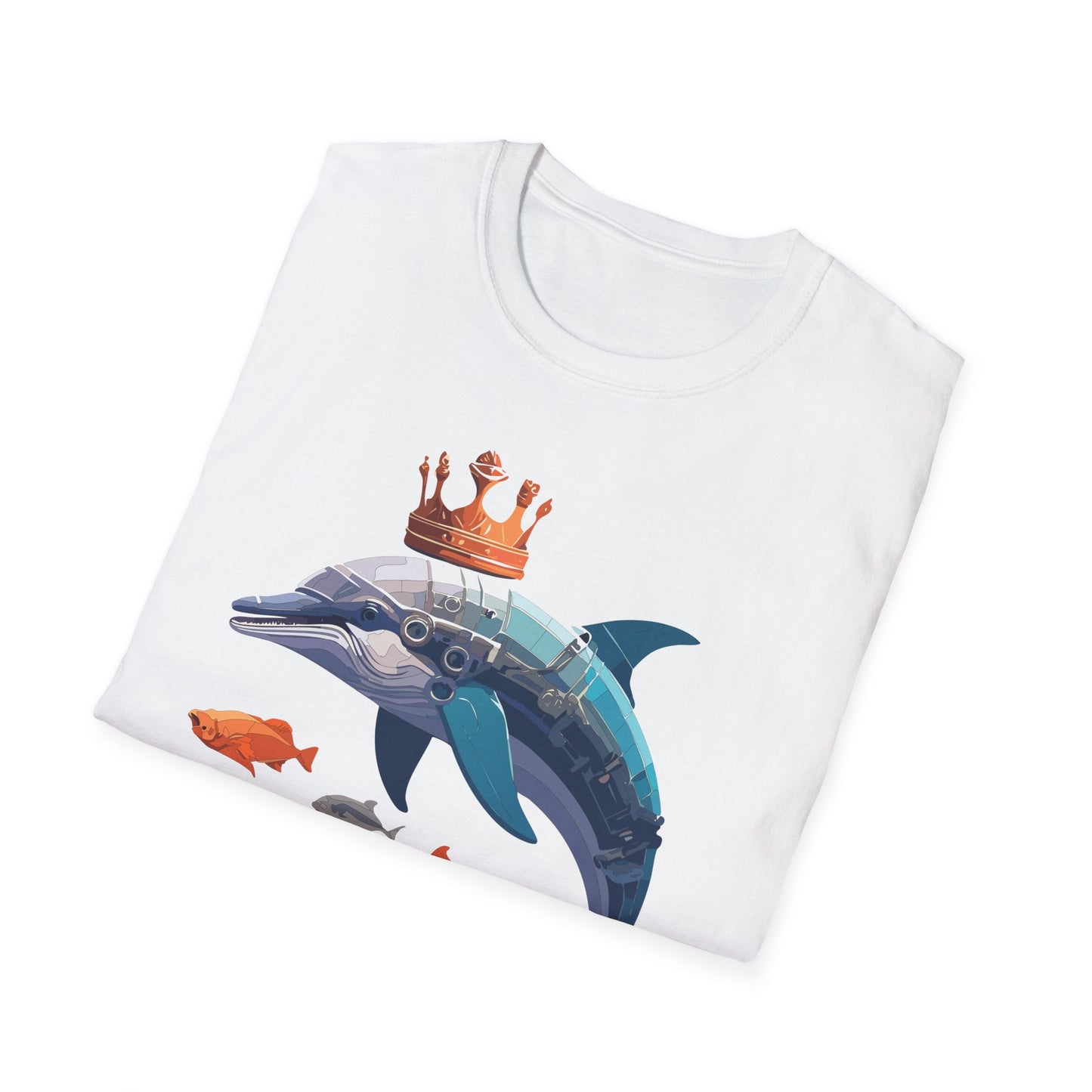 Dolphin Shirt Unisex Softstyle Short Sleeve Tee Gildan 64000 100 Percent Ring Spun Cotton
