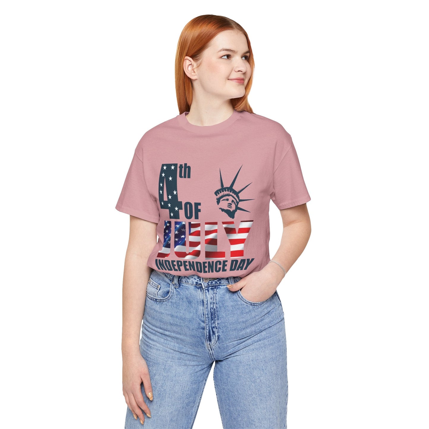 Independence Day Graphic Unisex Cotton T-Shirt 026
