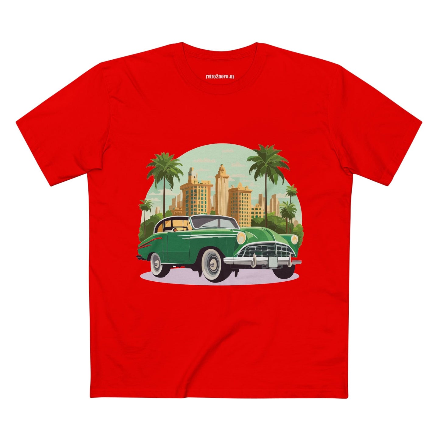 Retro Car Shirts Vintage Car Tee RC 18 Unisex Premium Cotton Art Print Tee Limited Edition