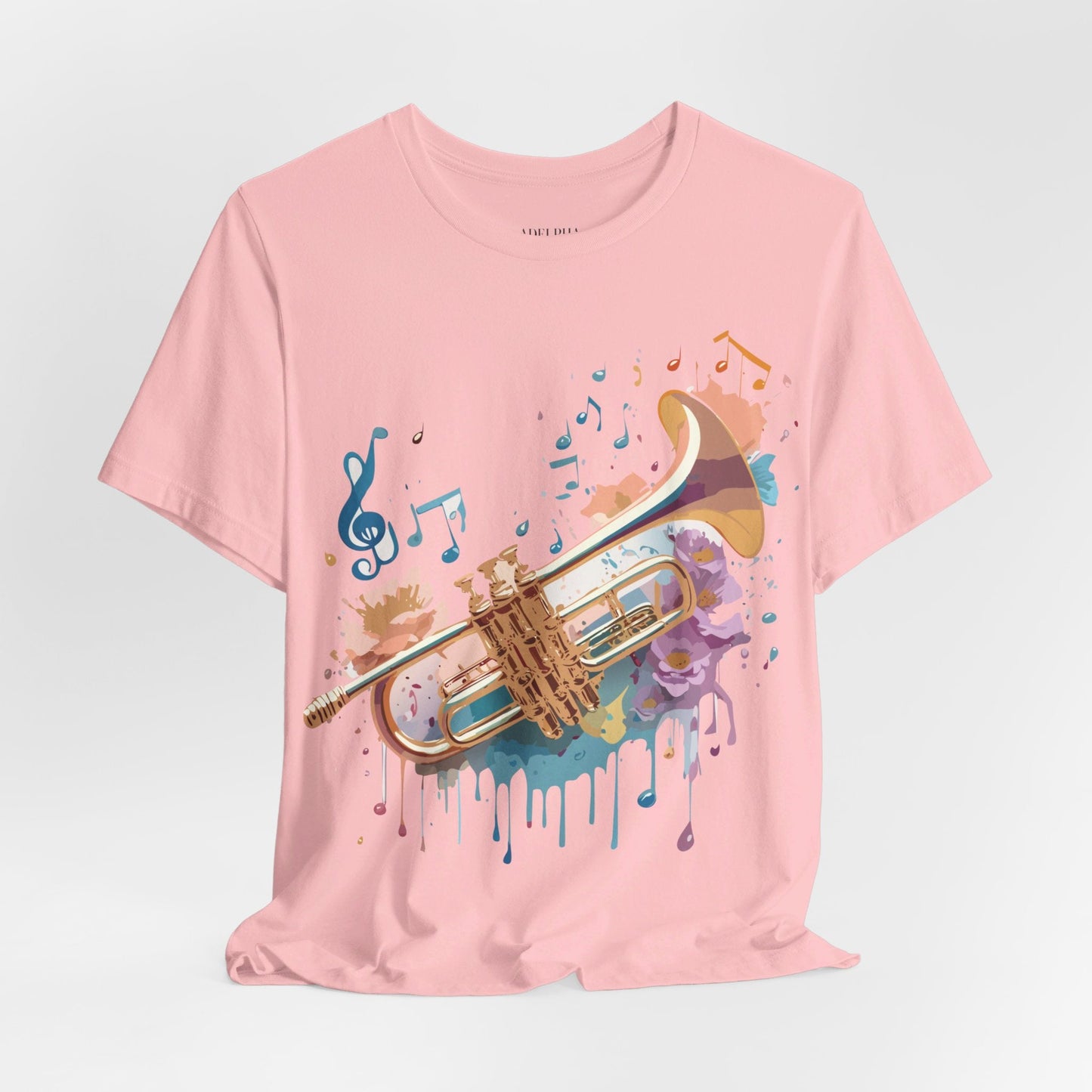Music Graphic T Shirt Unisex Vintage Inspired Art Tee Adelpha Short Sleeve Design