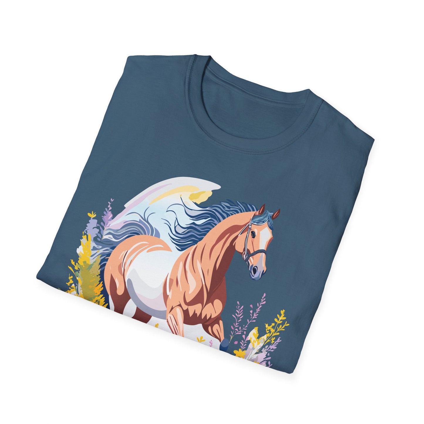 Horse Shirt Unisex Gildan Softstyle Tee 100 Ring Spun Cotton