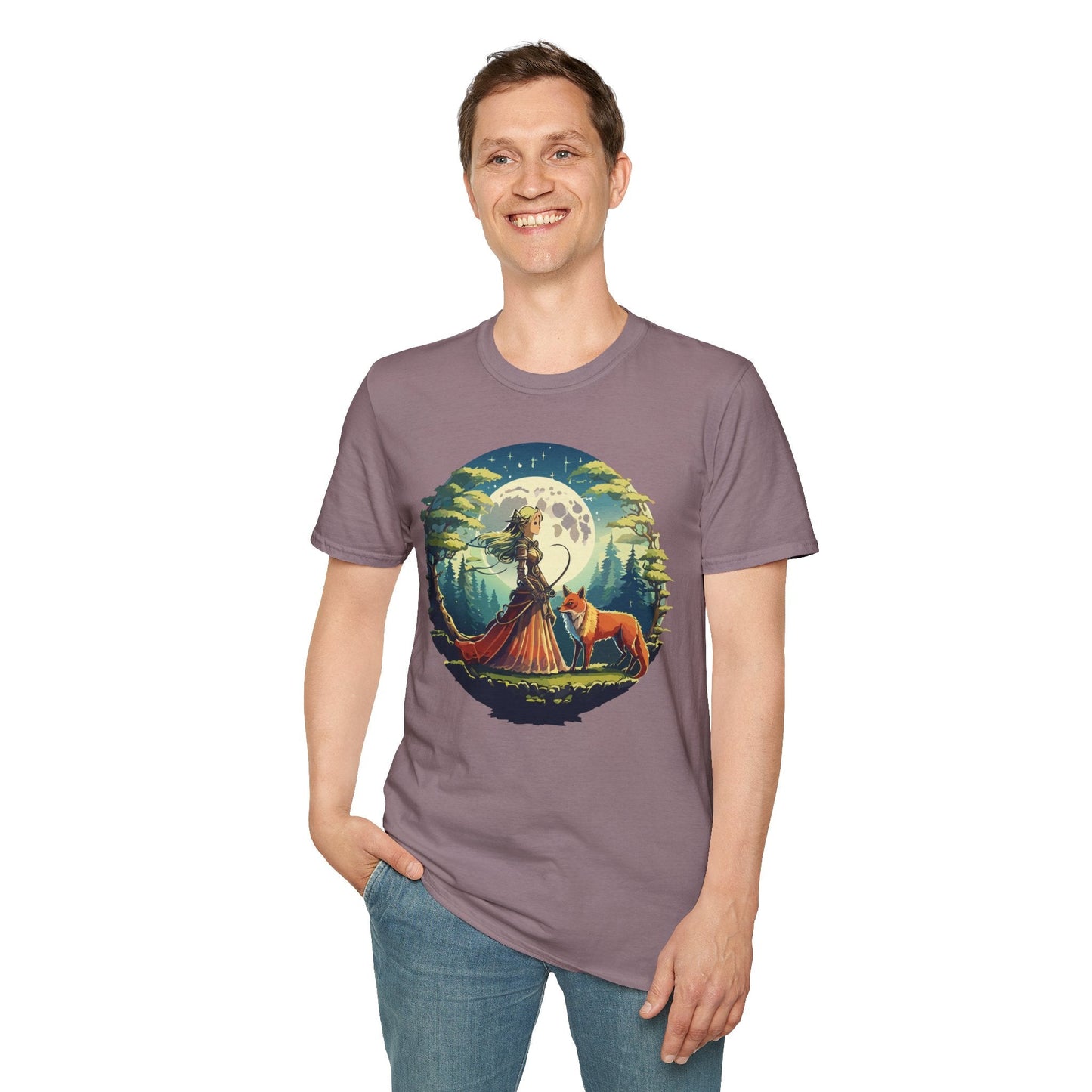 Womens Graphic T Shirt Art Design Tee Softstyle 64000 Gildan Unisex Cotton Comfort Tee