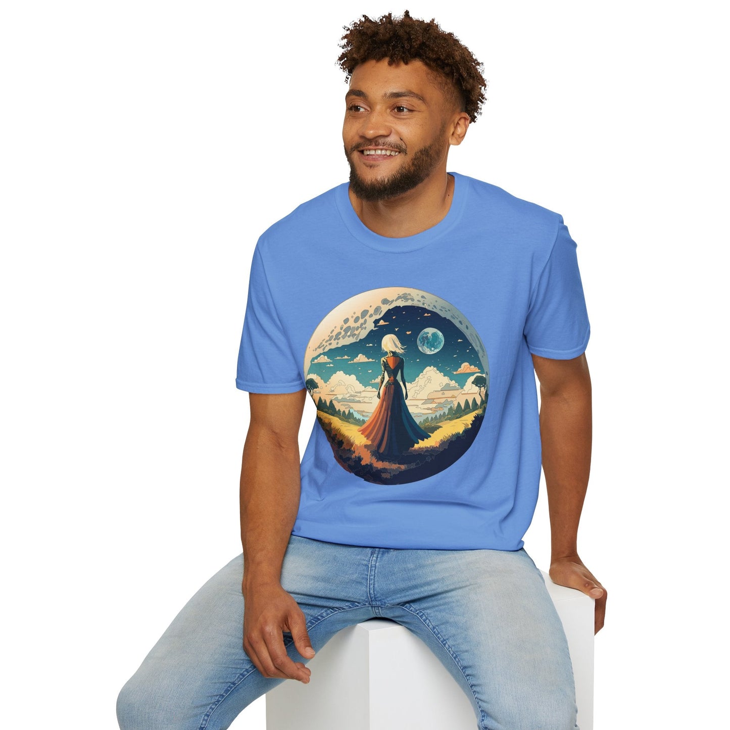 Womens Graphic T Shirts Art Design Tee Unisex Softstyle 64000 Cotton Tee Comfortable Everyday Wear