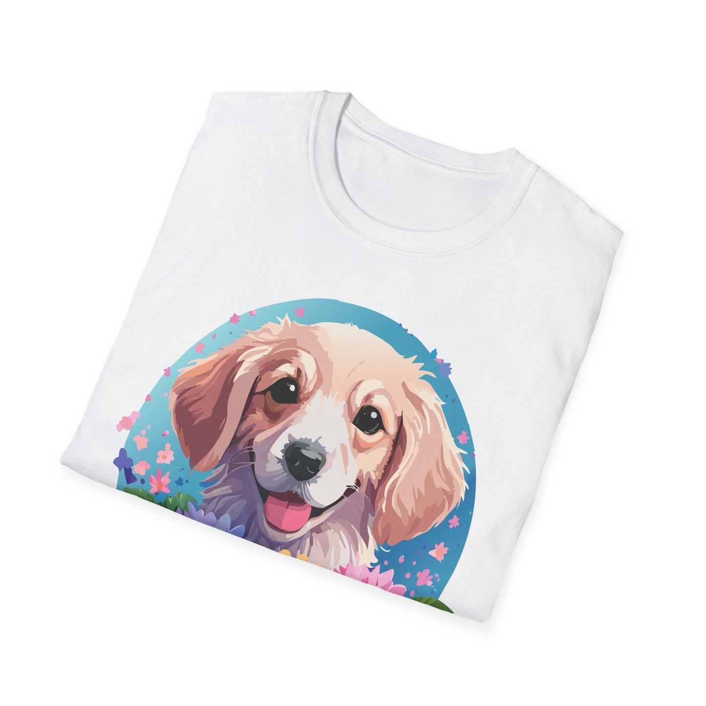 Unisex Dog Shirt Animal Tee Gildan Softstyle 64000 100 Percent Cotton