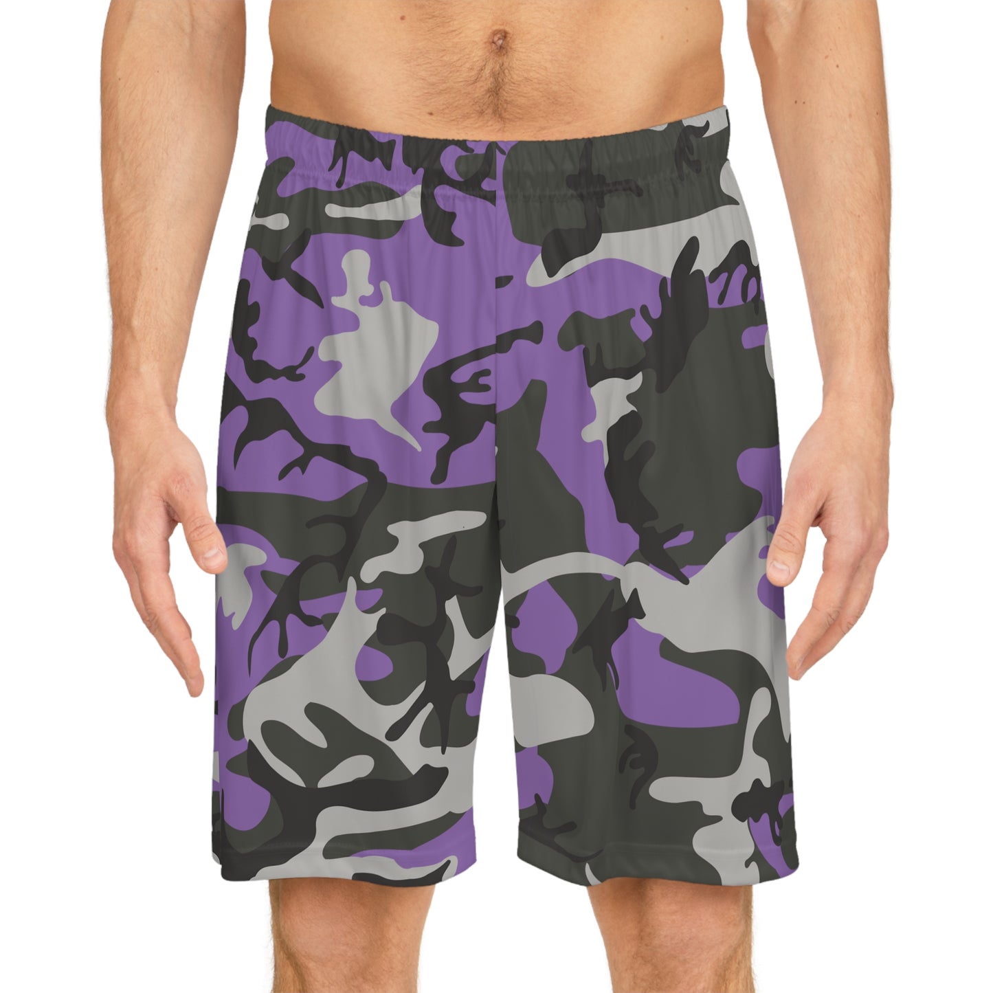 Basketballshorts mit Camouflage-Muster für Herren 