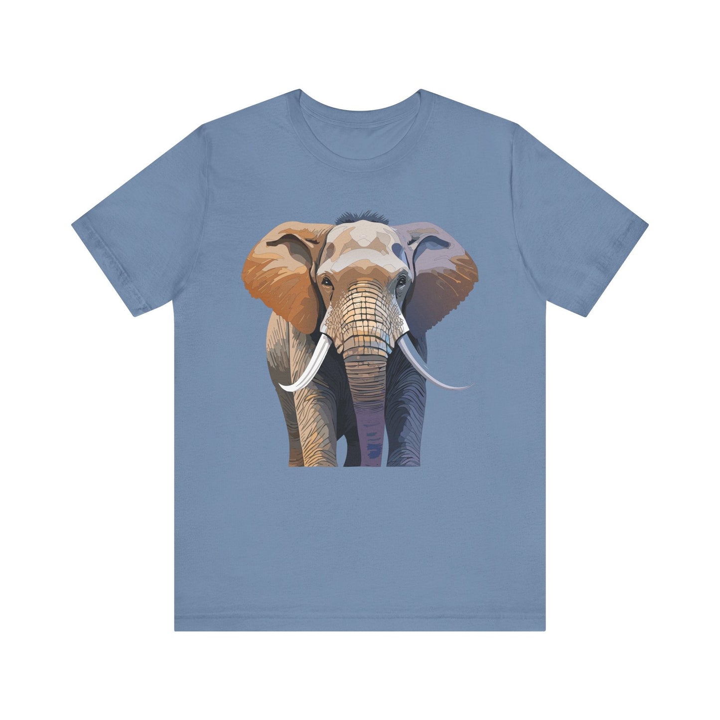 Unisex Animal Art Design Tee Shirt With Wildlife Animals Short Sleeve Everyday Comfort
