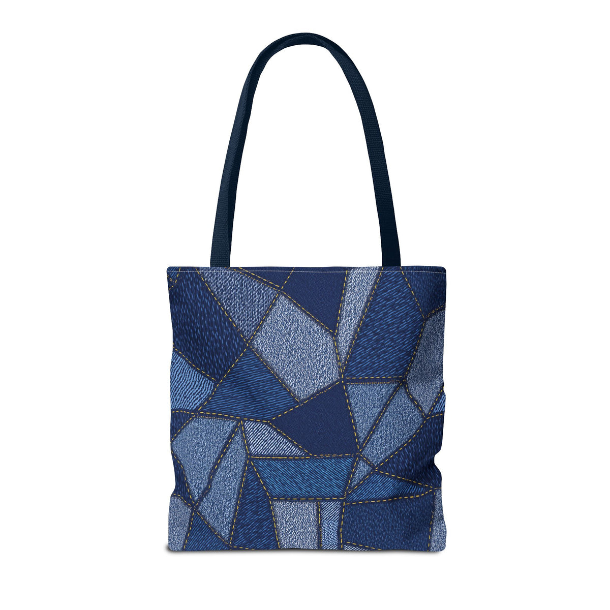 Denim Fabric Imitation Print Unisex Canvas Bag Poly Spun 3 Sizes Tote Bag 104