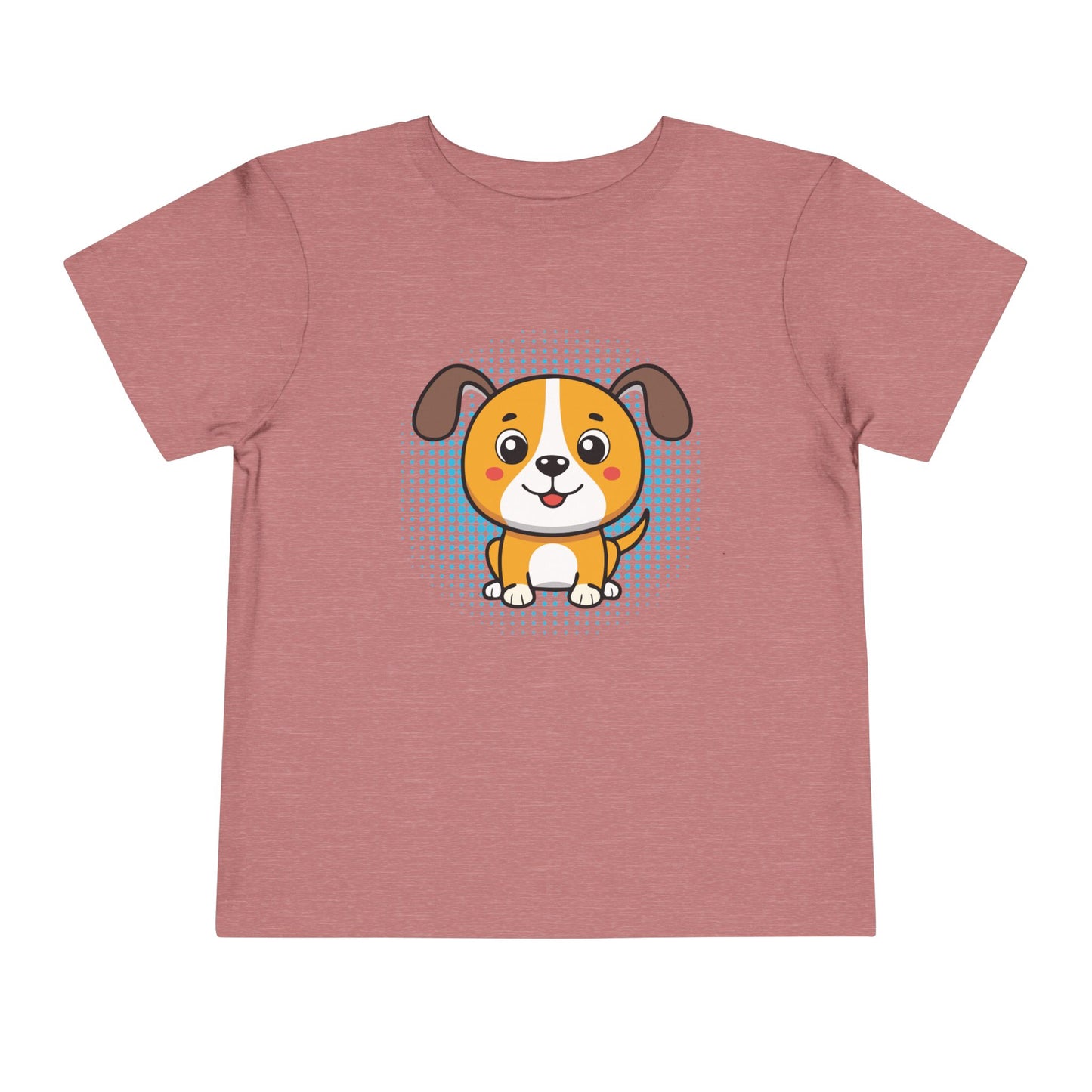 Bonita camiseta de manga corta para niños pequeños con diseño de cachorro: regalo adorable para amantes de las mascotas (2 a 5 años)