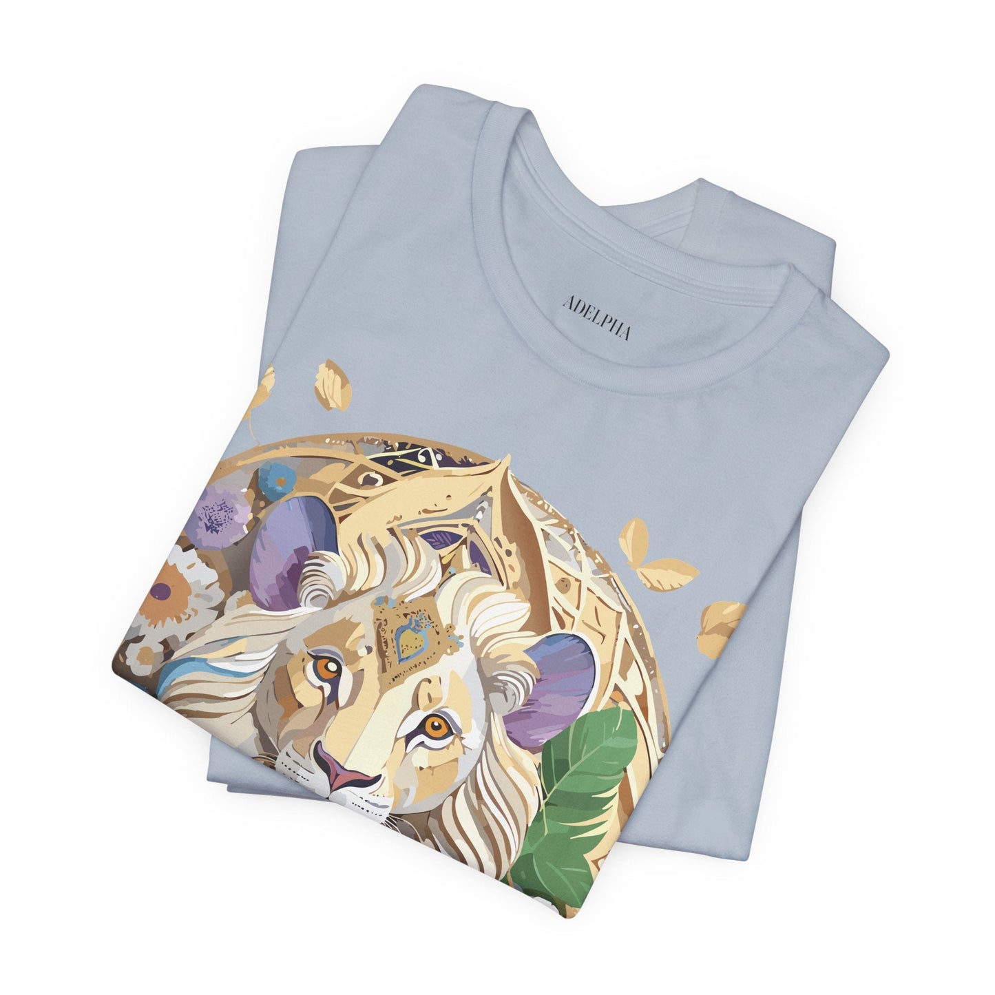 Adelpha Graphic Tee Unisex Medallion Shirt Vintage Inspired Art Design Short Sleeve