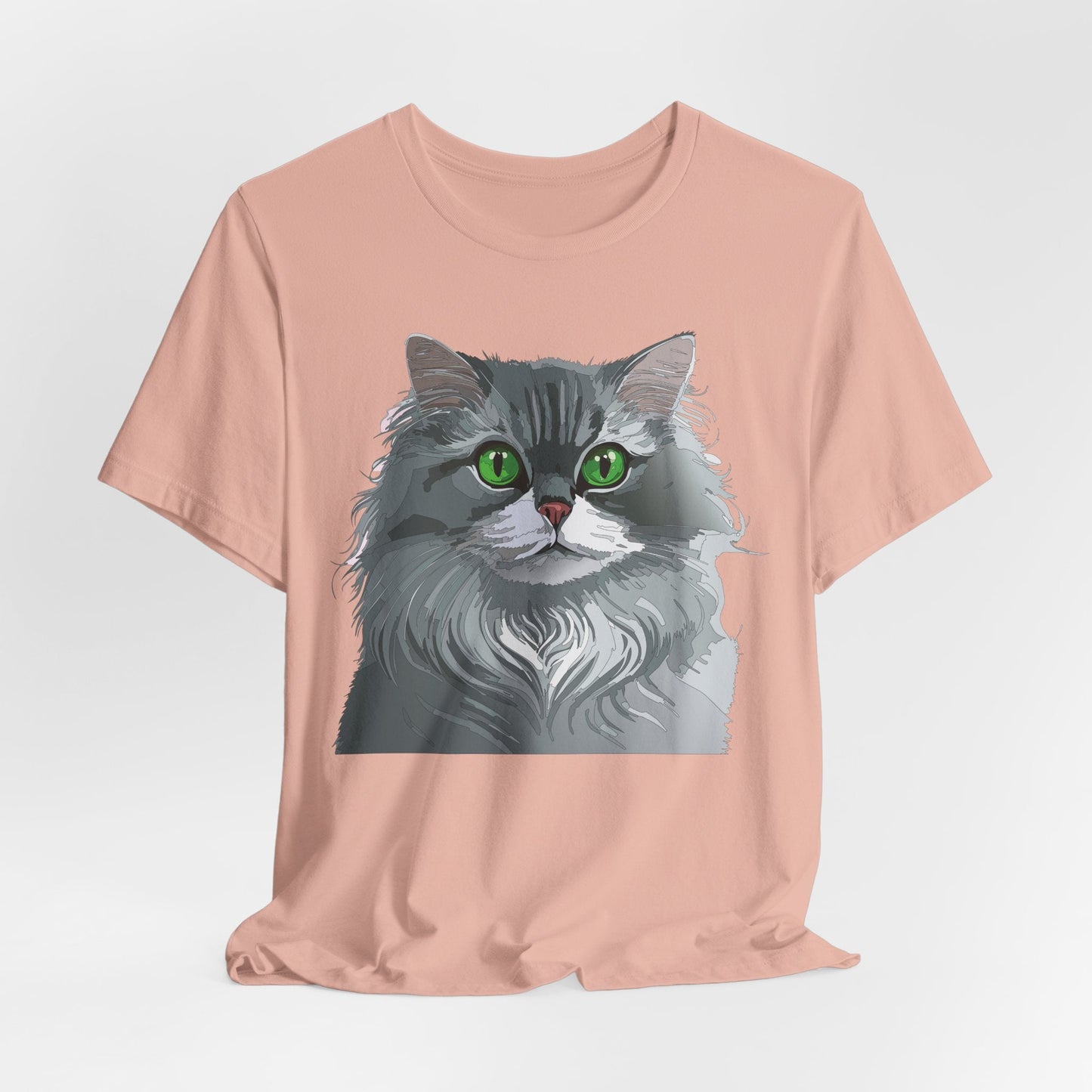 Unisex Animal Shirt With Art Design Animals Tee Short Sleeve Jersey Style Wild Animals Shirt