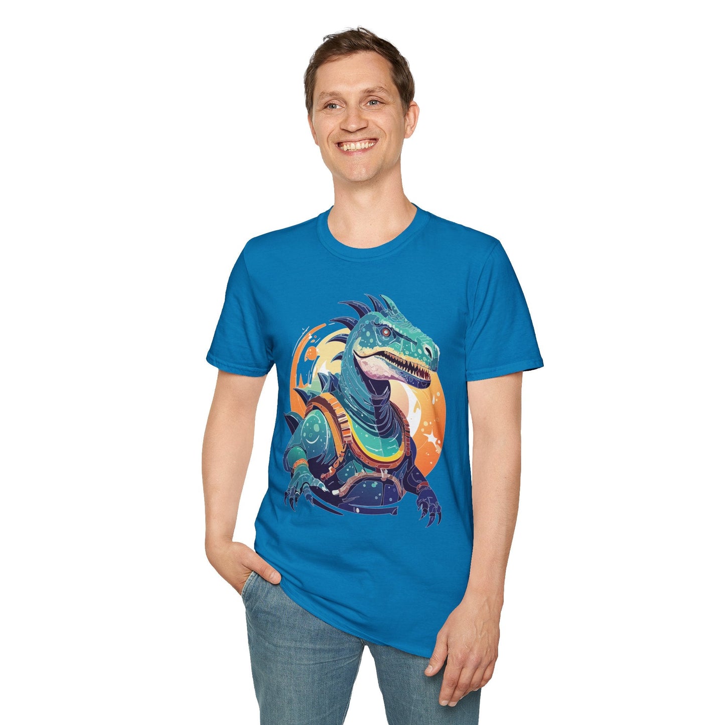 Alien T Shirt Cosmos Design Unisex Softstyle 64000 Graphic Artwork Tee With Aliens