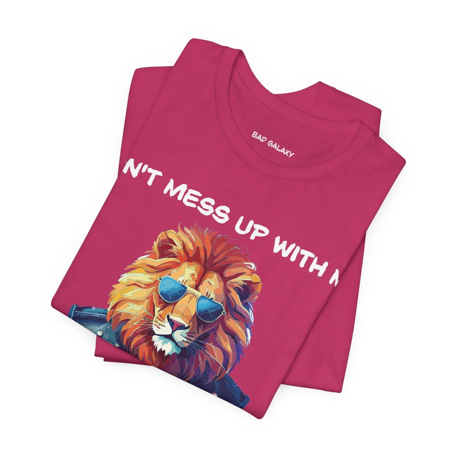 Animal T Shirt By Bad Galaxy Unisex 100 Percent Cotton Graphic Tee Eco Friendly Made In USA