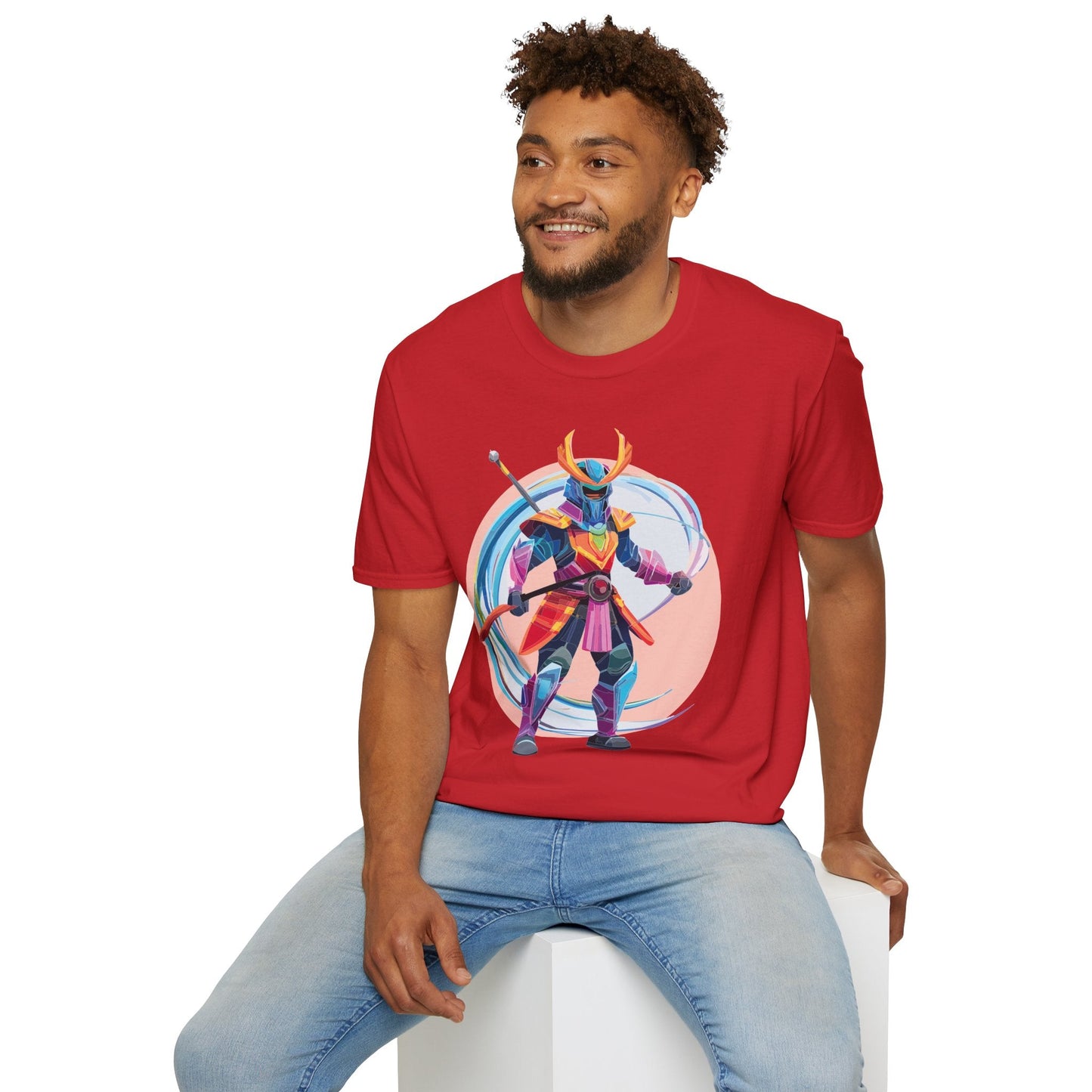 Samurai Shirt Unisex Softstyle T Shirt Gildan 64000 Ring Spun Cotton Tee For Everyday Comfort