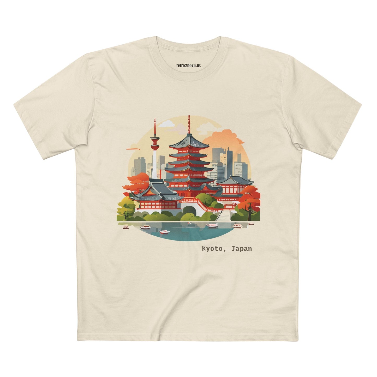 Travel Shirt Japan Tourist Shirt Unisex Premium Cotton Tee With Original Art Design Retro2Nova