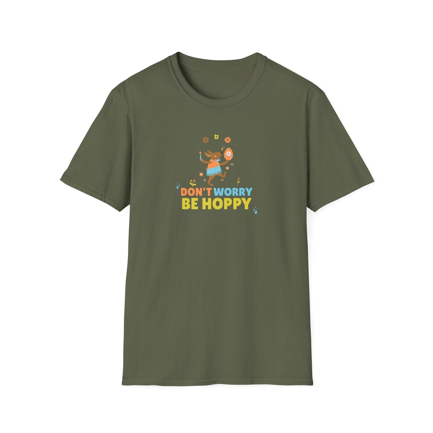 Easter Day T Shirt With Signature Art Design Unisex Softstyle Tee 64000 By Gildan