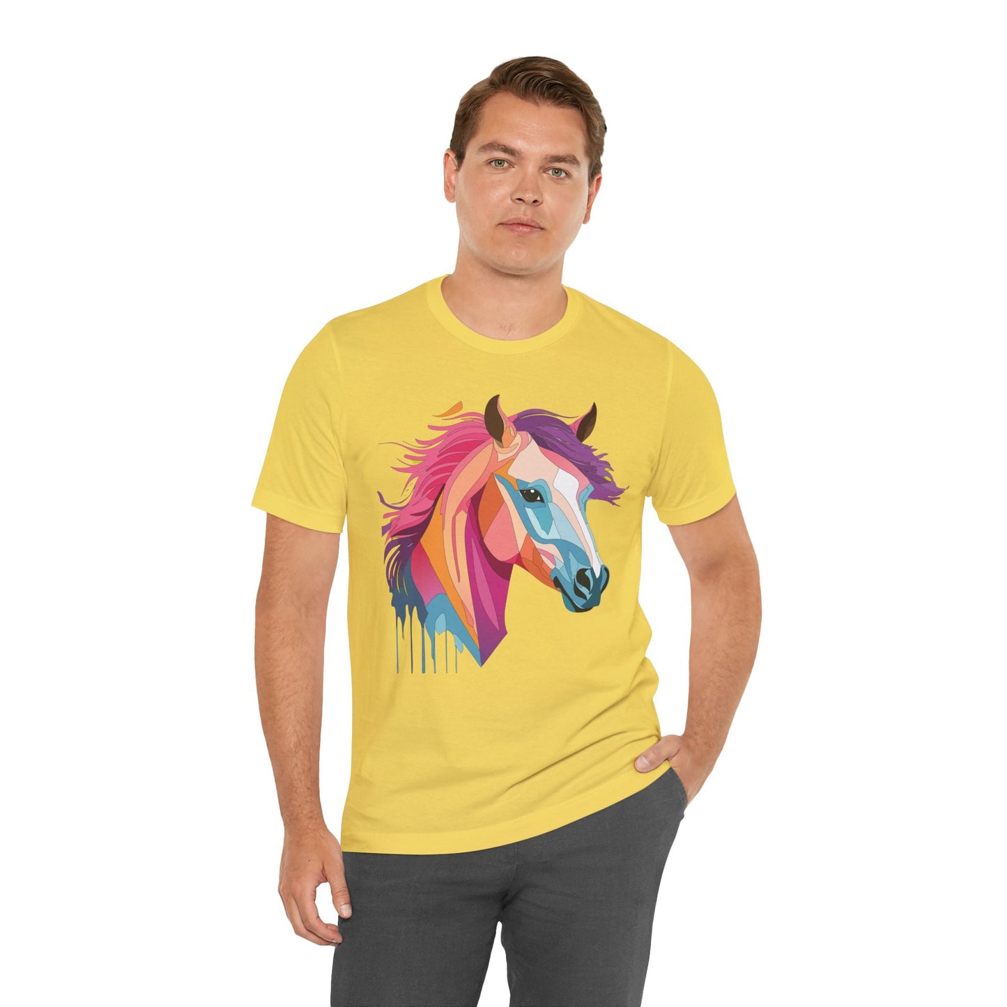 Unisex Animal Shirt Art Design Short Sleeve With Wild Animals Graphic Print Comfort Tee