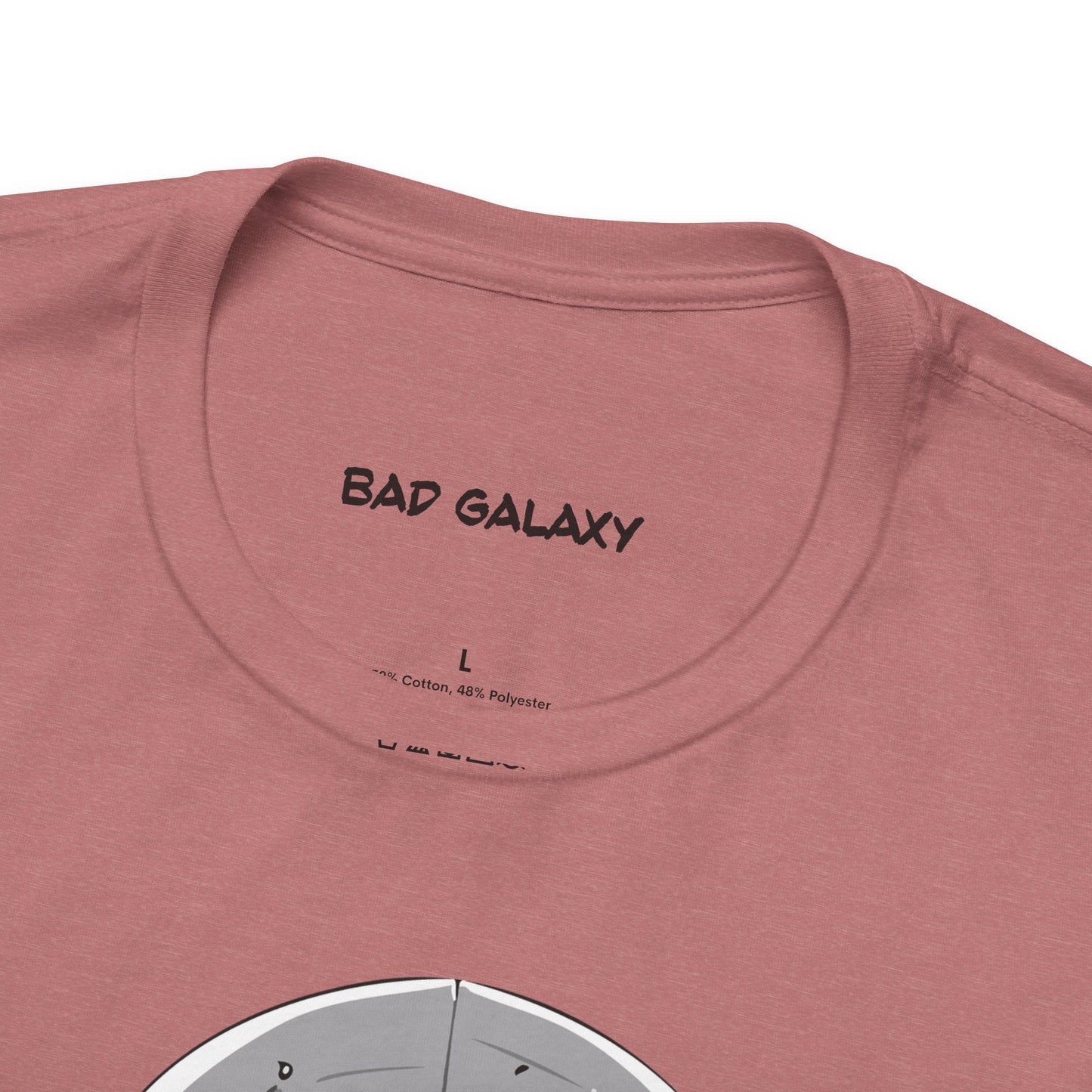 Tee Shirt With Alien From Bad Galaxy Made To Order 100 Percent Cotton Eco Friendly Inks USA