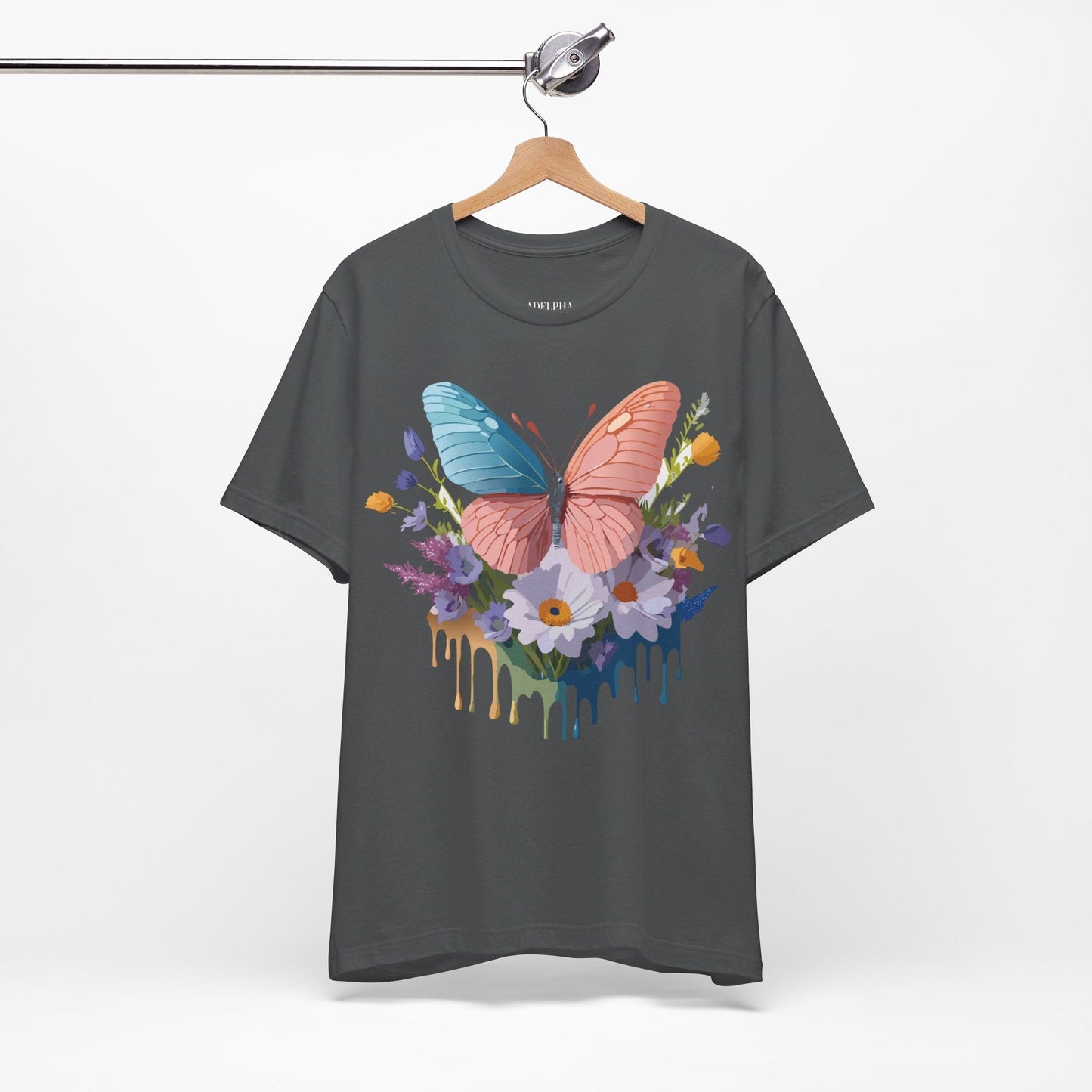 Butterfly Graphic Tee Unisex Adelpha Art Vintage Inspired Short Sleeve Shirt