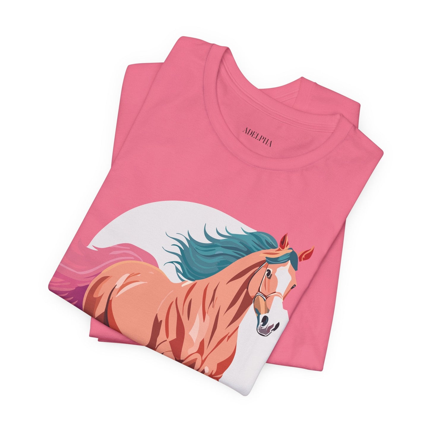Horse Graphic Unisex 100 Cotton Vintage Animal Art T-Shirt 19