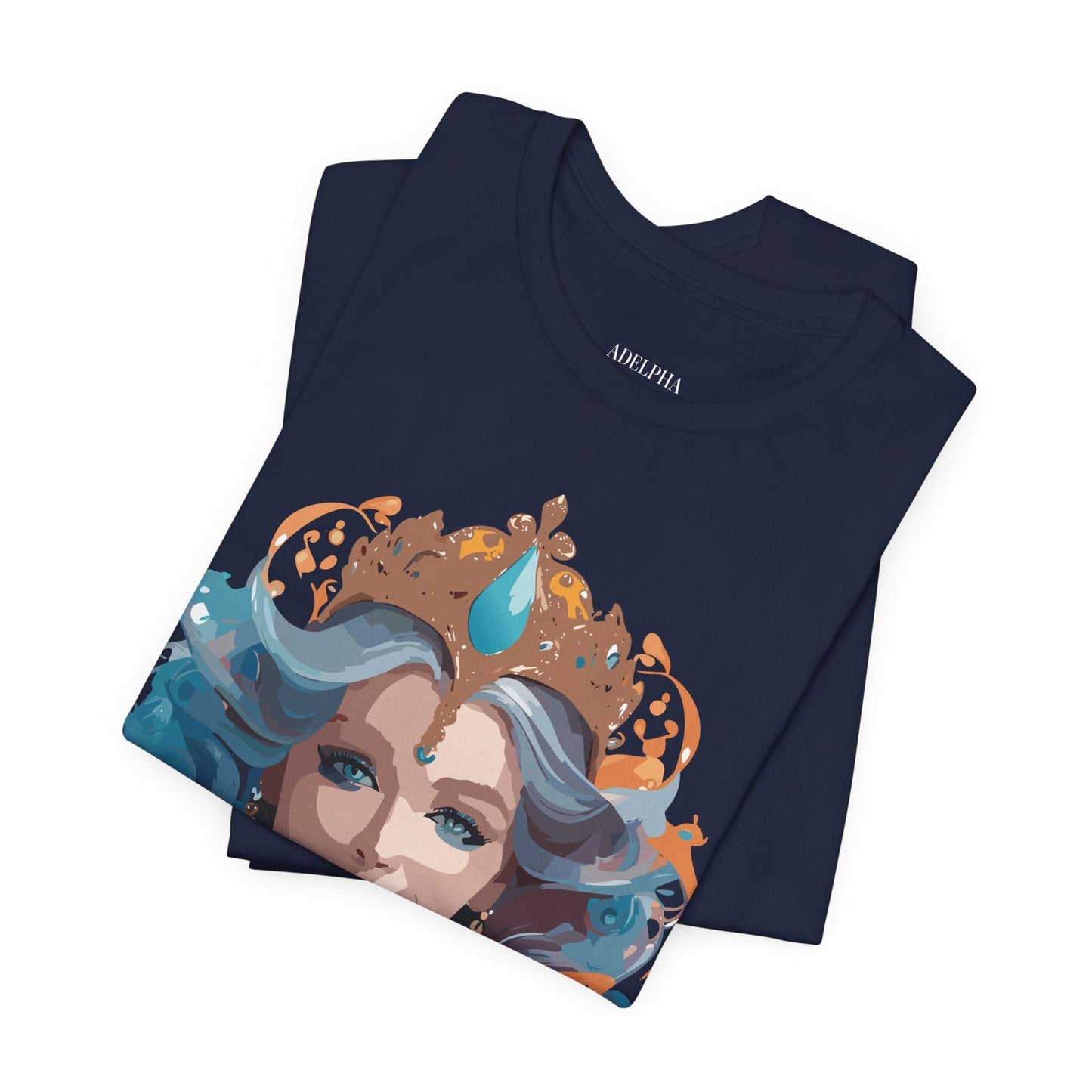 Queen Graphic Tee Unisex Adelpha Vintage Artwork Short Sleeve Premium Casual Wear
