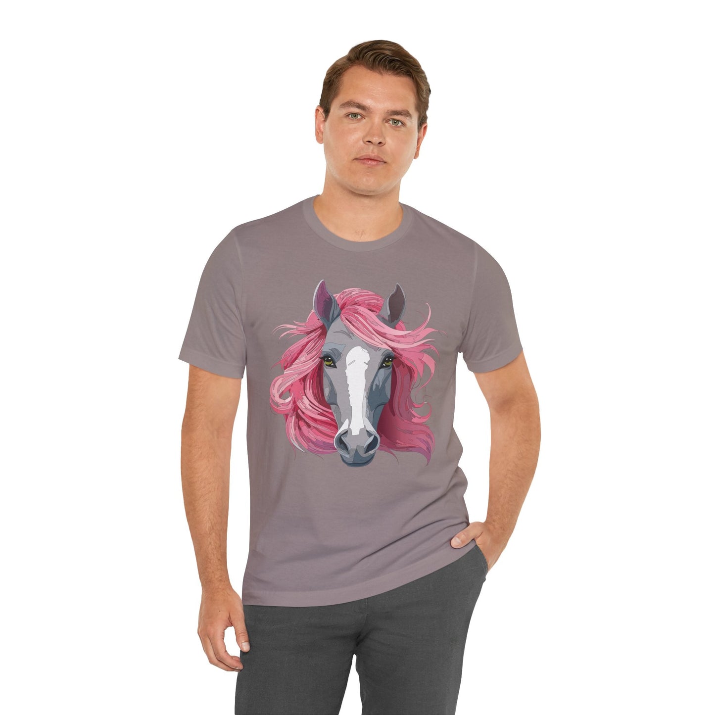 Unisex Animal Art Design Tee Shirt With Wild Animals Graphic Short Sleeve Everyday Wear