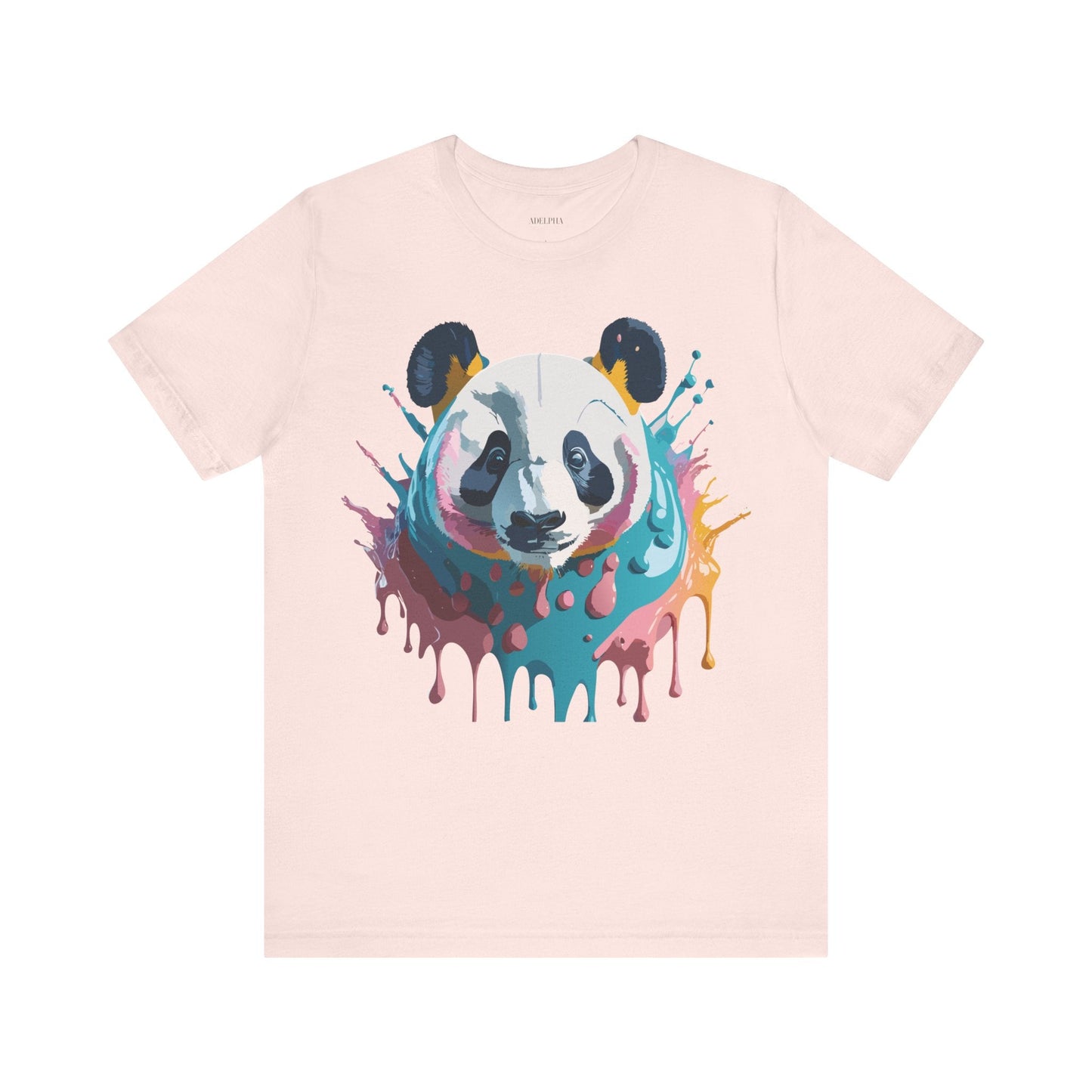 Panda Graphic T Shirt Unisex Jersey Short Sleeve Adelpha Vintage Inspired Art Tee Premium Quality