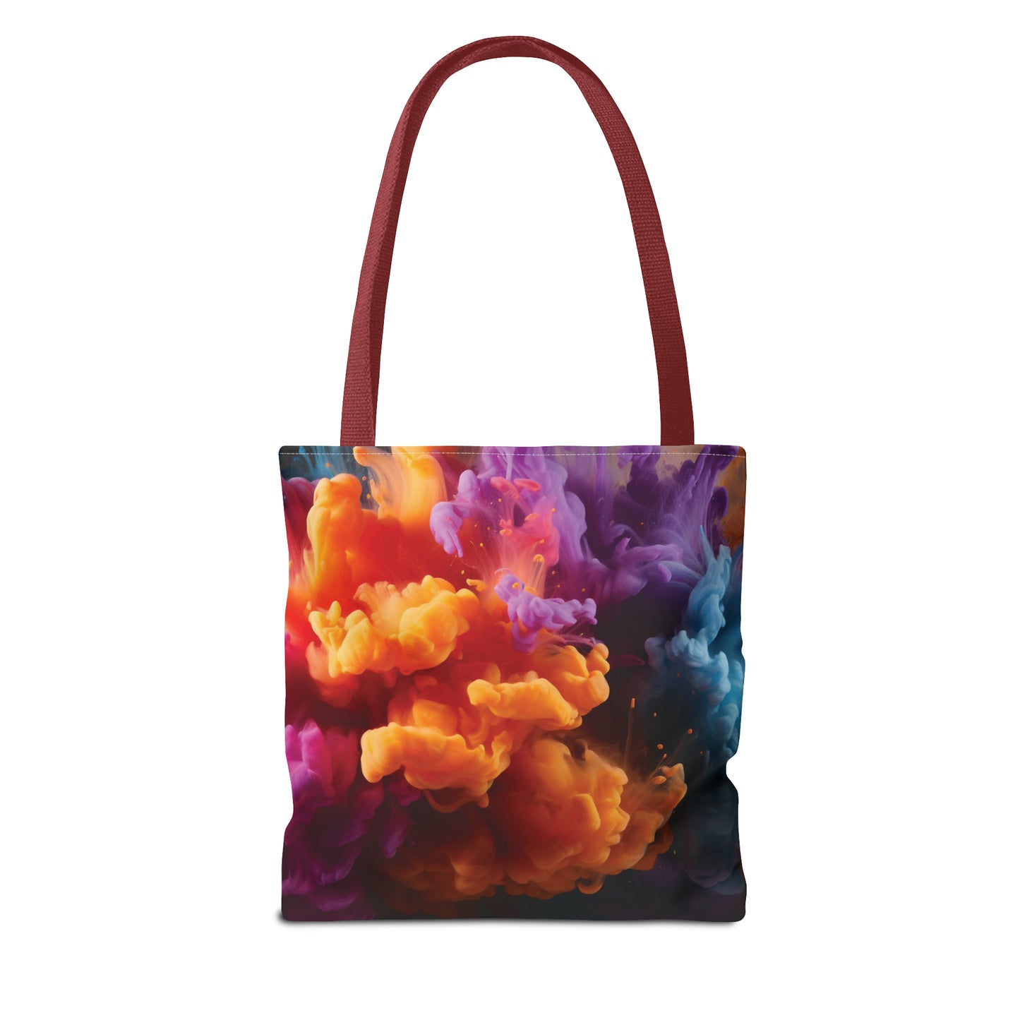 Canvas Bag with Abstract Prints