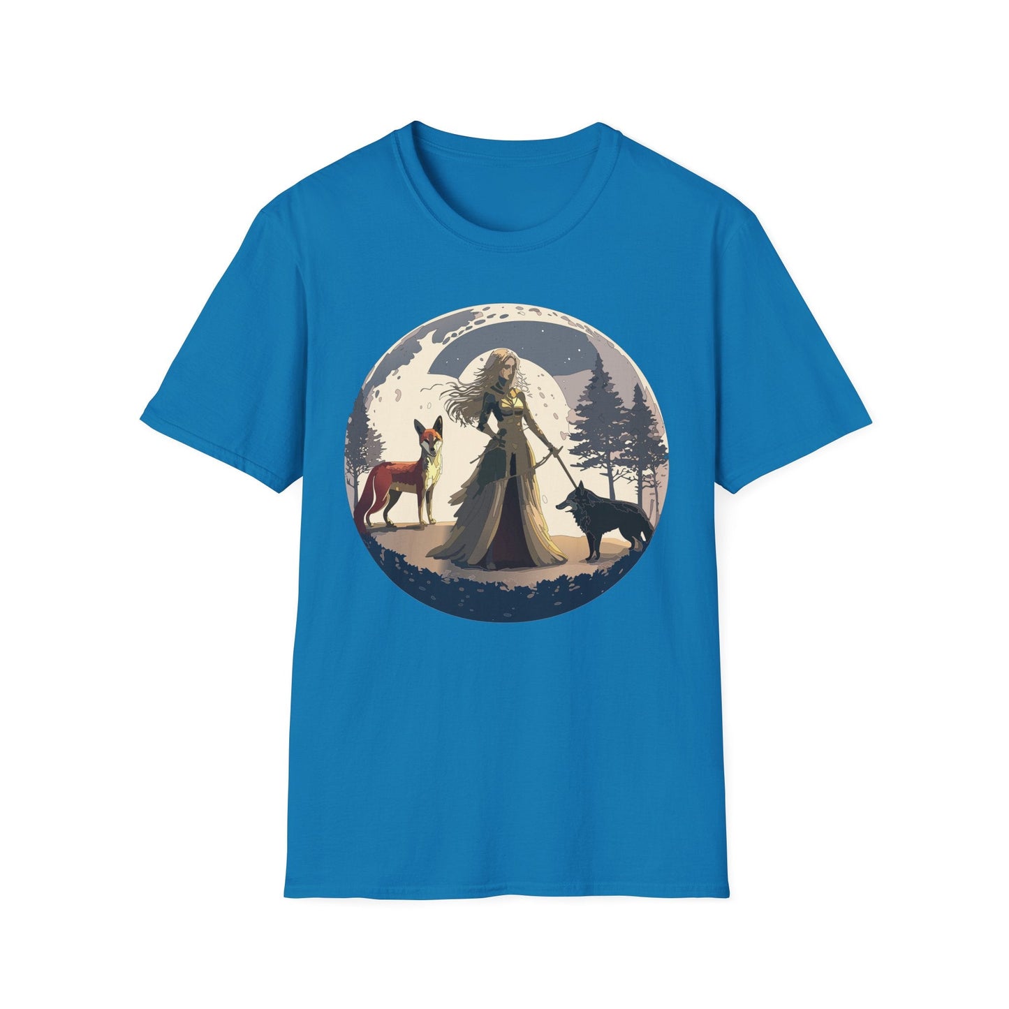 Womens Graphic T Shirt Art Design Tee Softstyle 64000 Gildan Unisex Short Sleeve