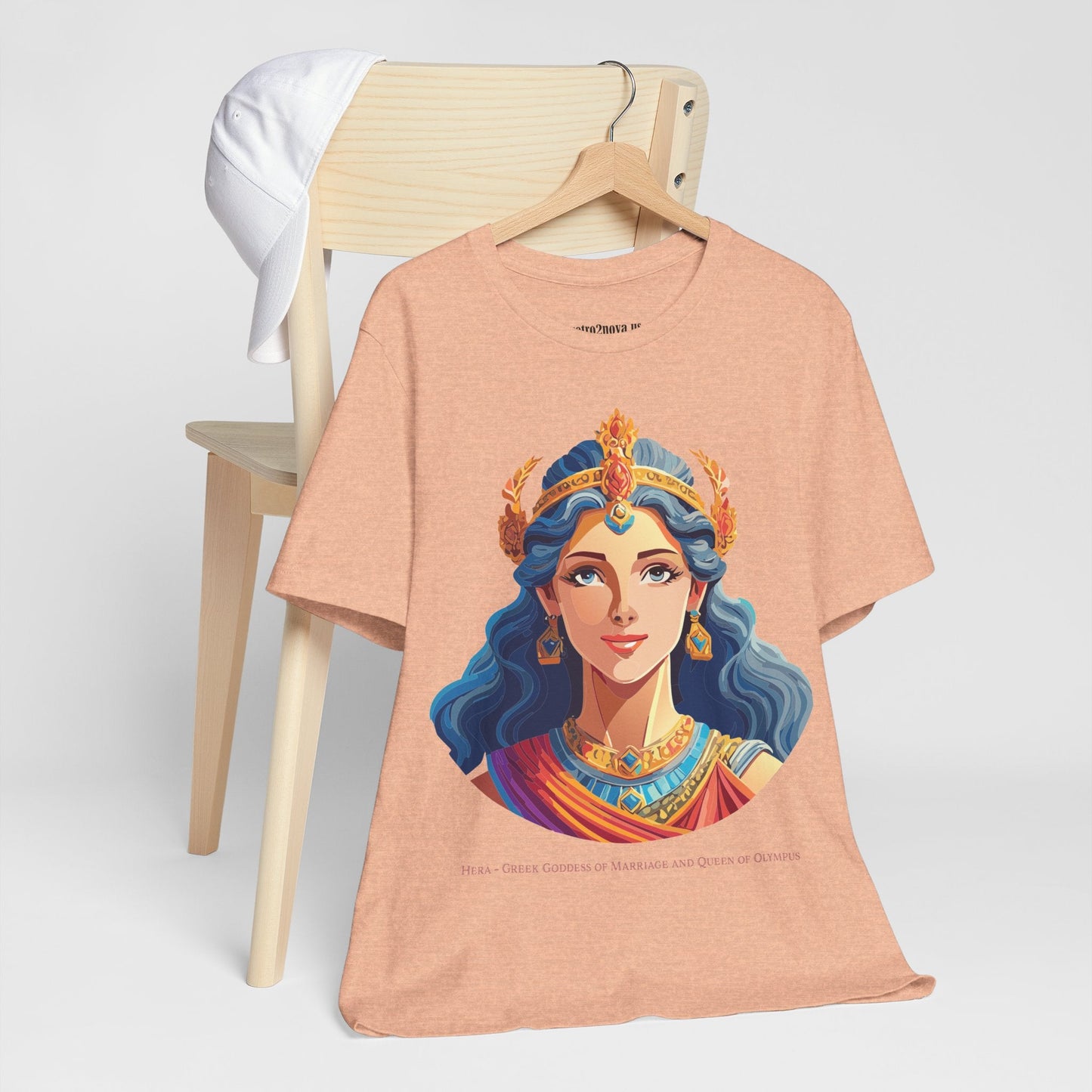 Hera Goddess Shirt Unisex Graphic Cotton Tee Featuring Original Retro2Nova Artwork