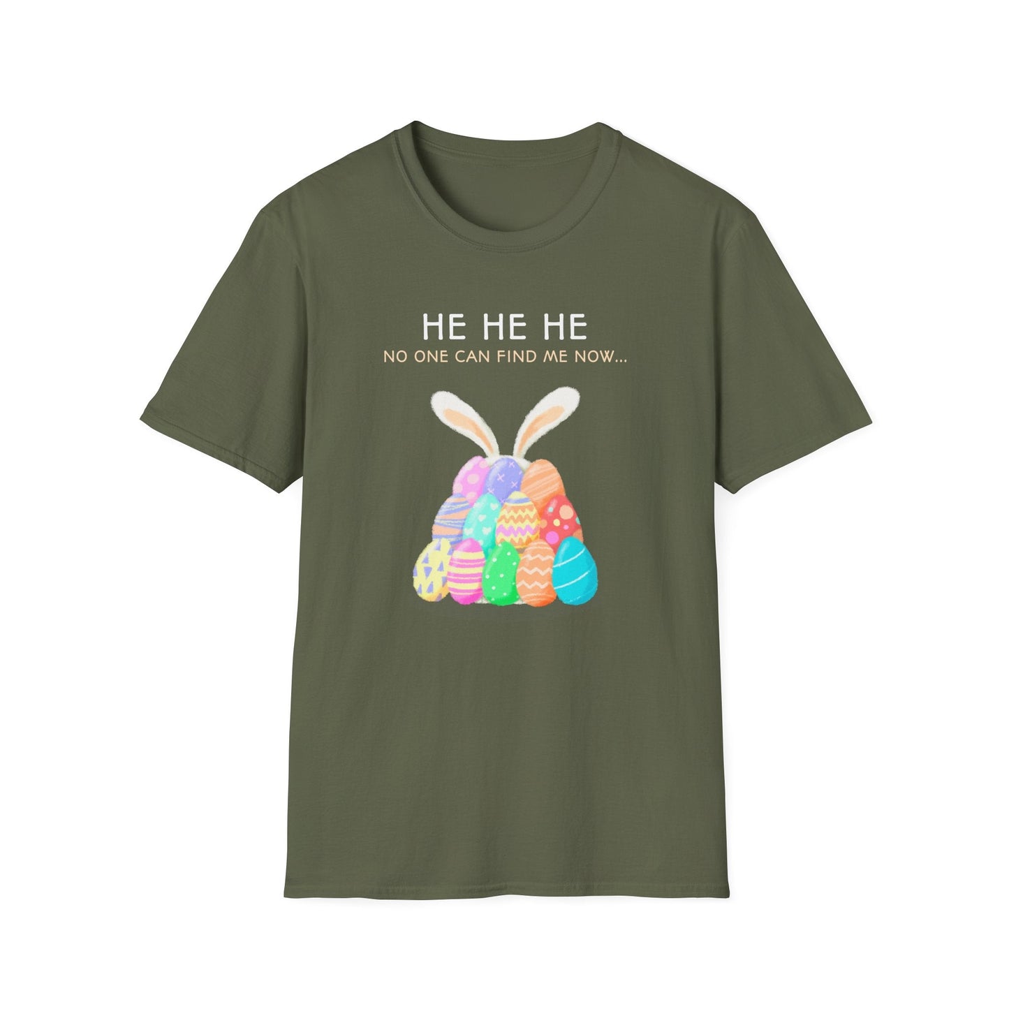 Easter Egg T Shirt Unisex Softstyle 100 Percent Ring Spun Cotton Easter Design Tee