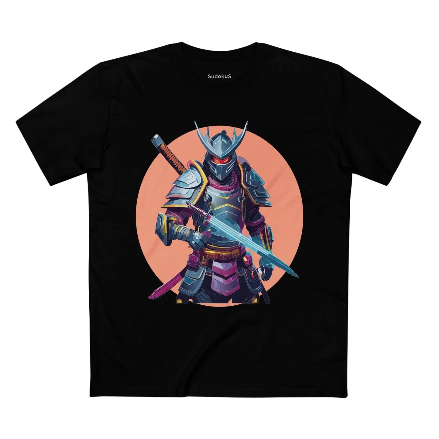 Samurai Graphic Unisex 100 Cotton Staple Tee 7