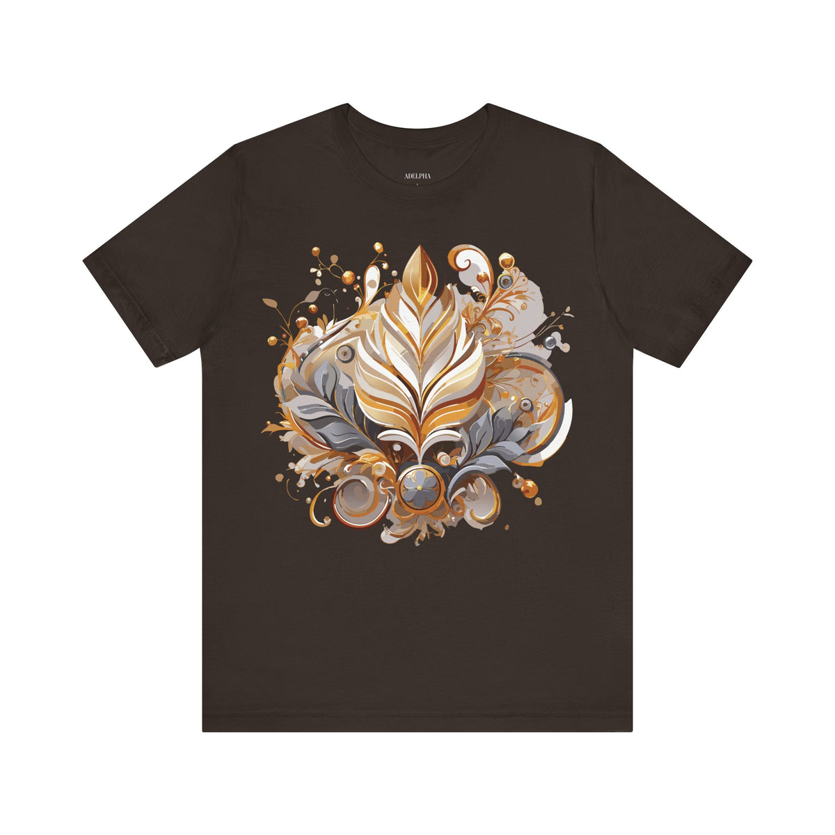 Jewelry Graphic Unisex Cotton Bella+Canvas Tee with Art Design n139