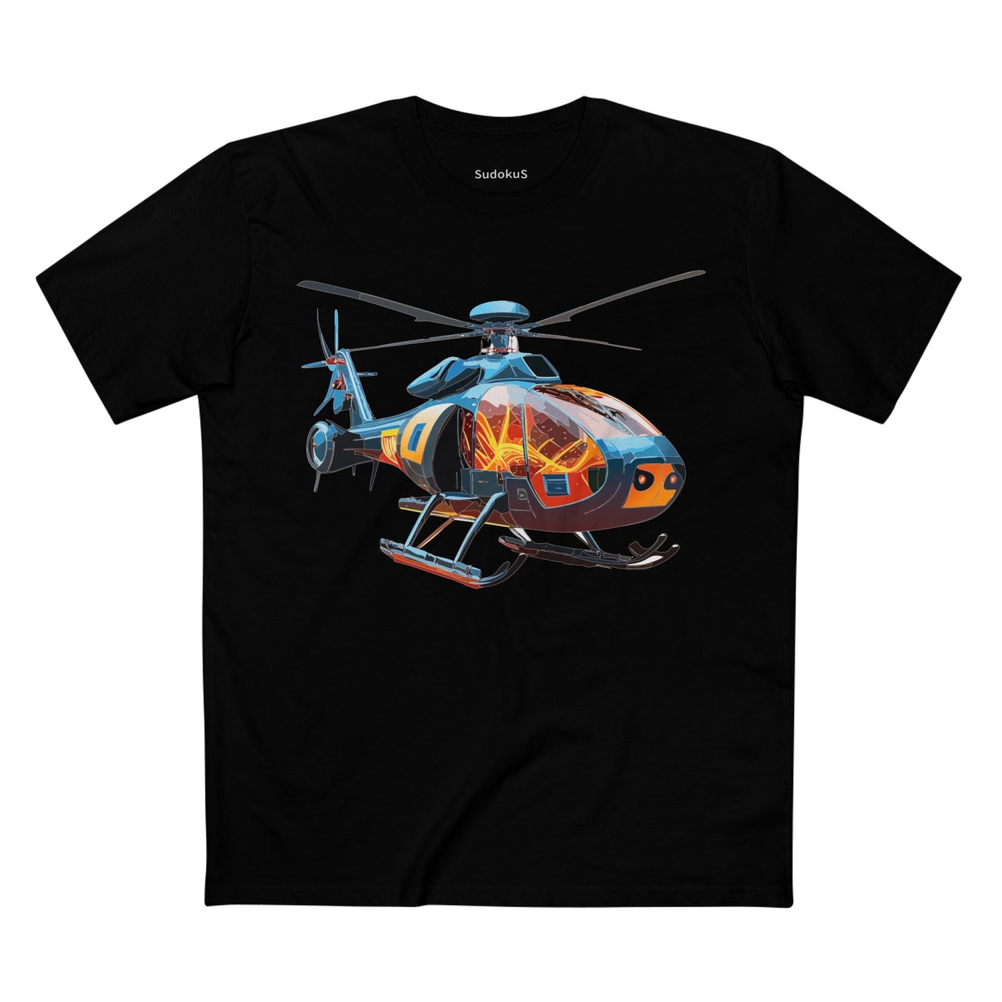 Chopper Graphic Unisex 100 Cotton Staple Tee 4