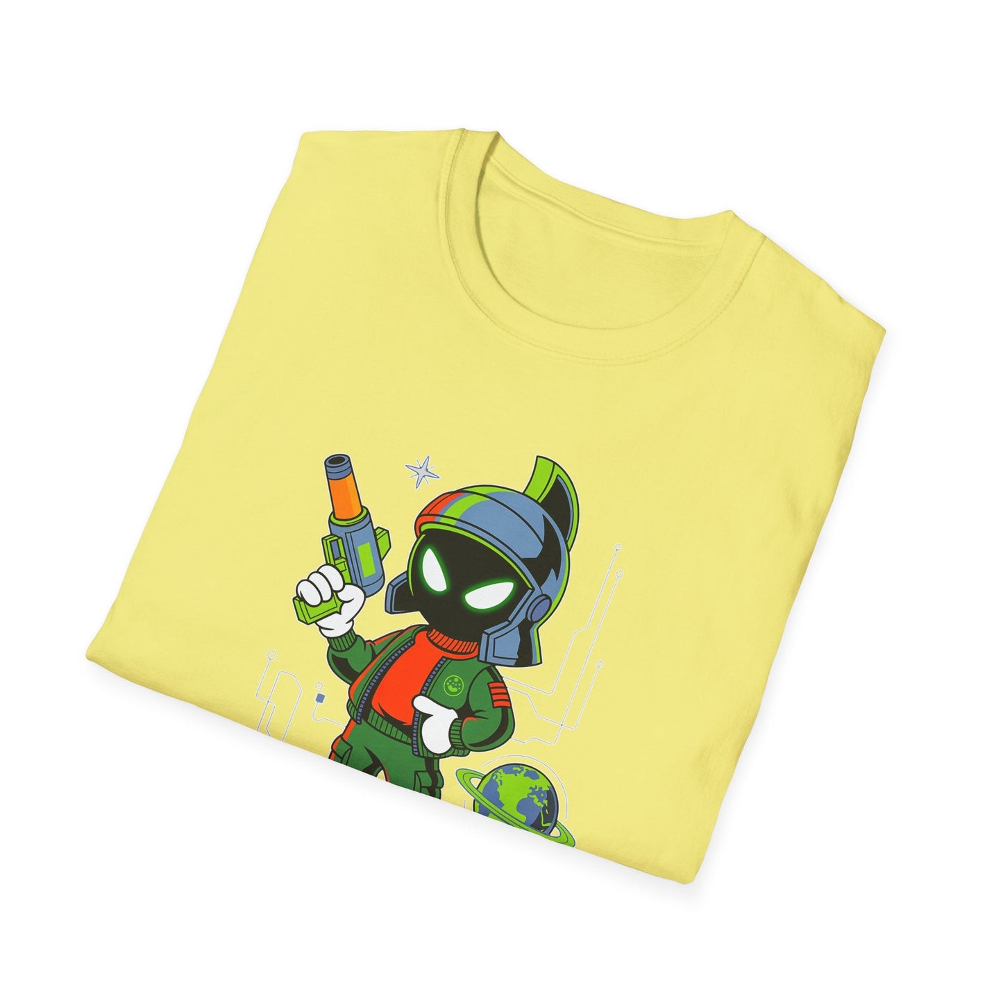 Gildan Softstyle 64000 Unisex Cartoon T Shirt With Animation And Funny Animals Design
