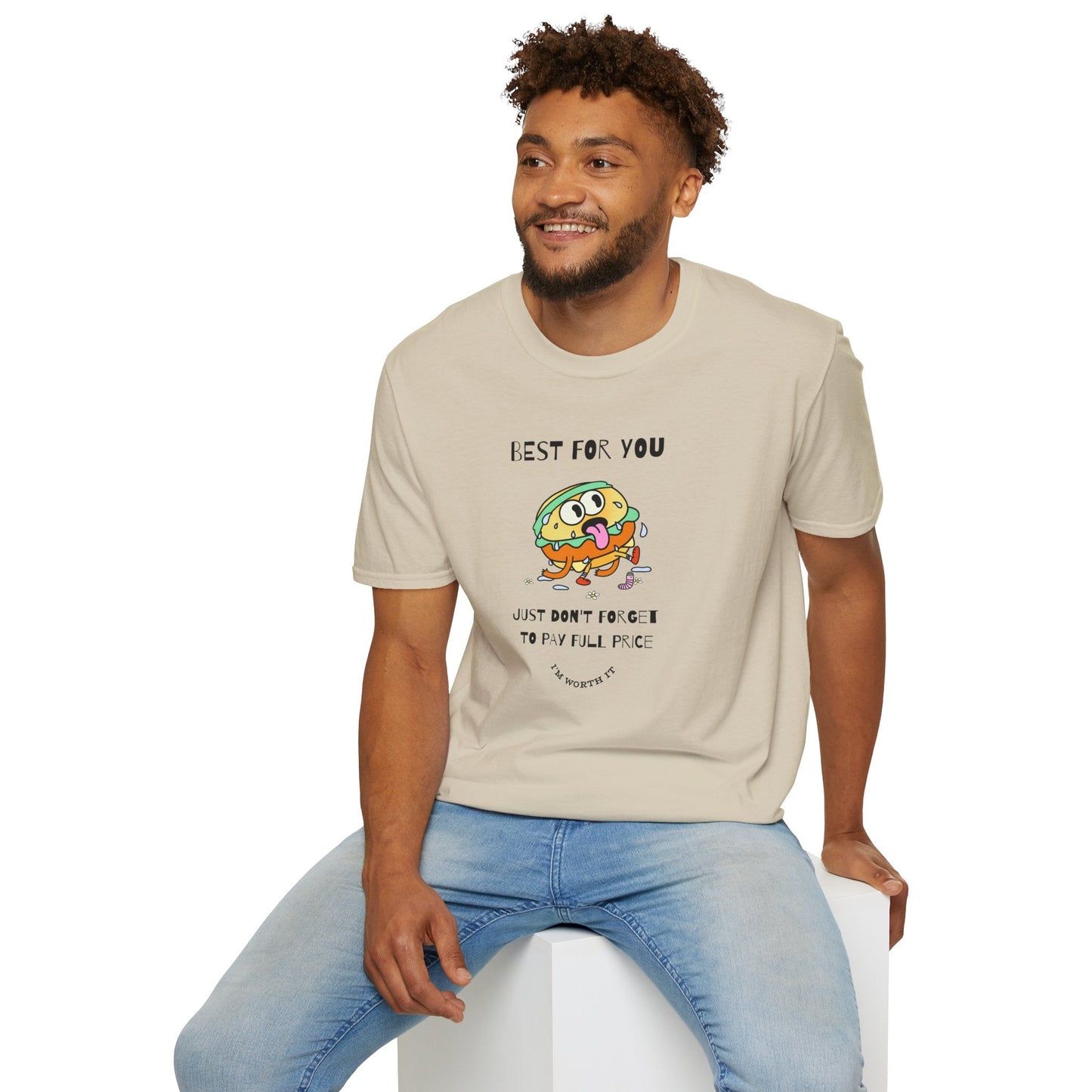 Funny Food T Shirts Unisex Softstyle Tee Gildan 64000 100 Percent Ring Spun Cotton Comfortable Graphic Tee